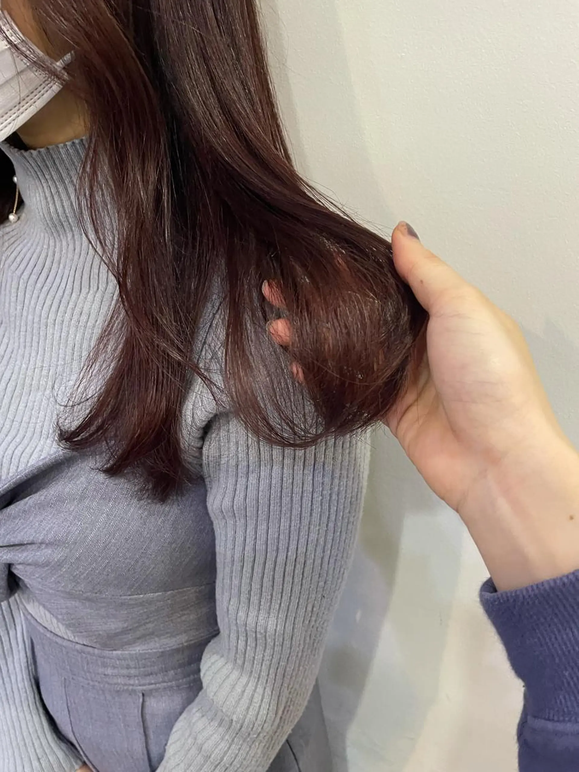 ロング カラー silo所属・silo MOKA 顔周りカット🦦のヘアスタイル