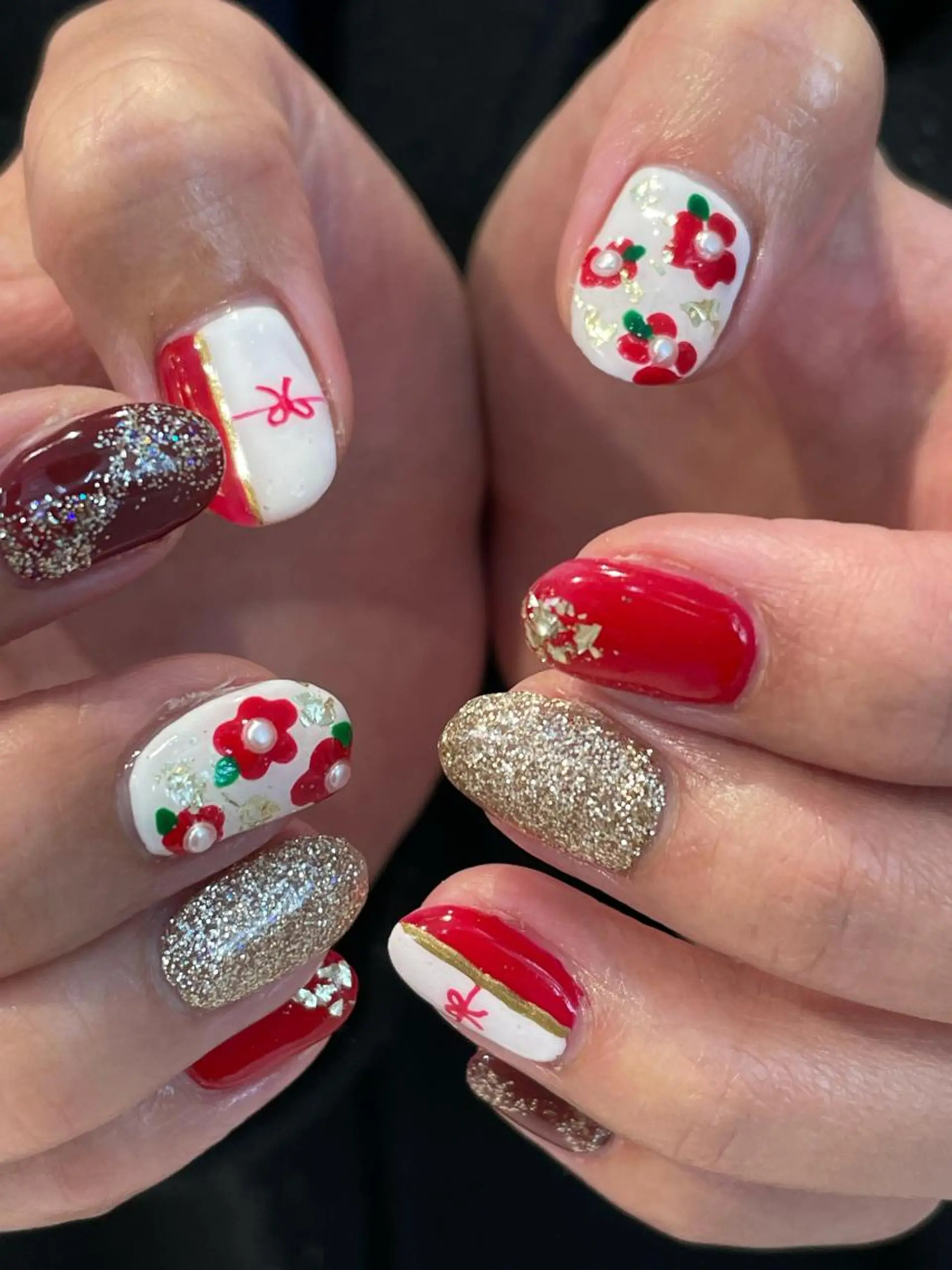 ネイル 🎀ボブ＋ハイトーン シュカ👶🏻のヘアスタイル