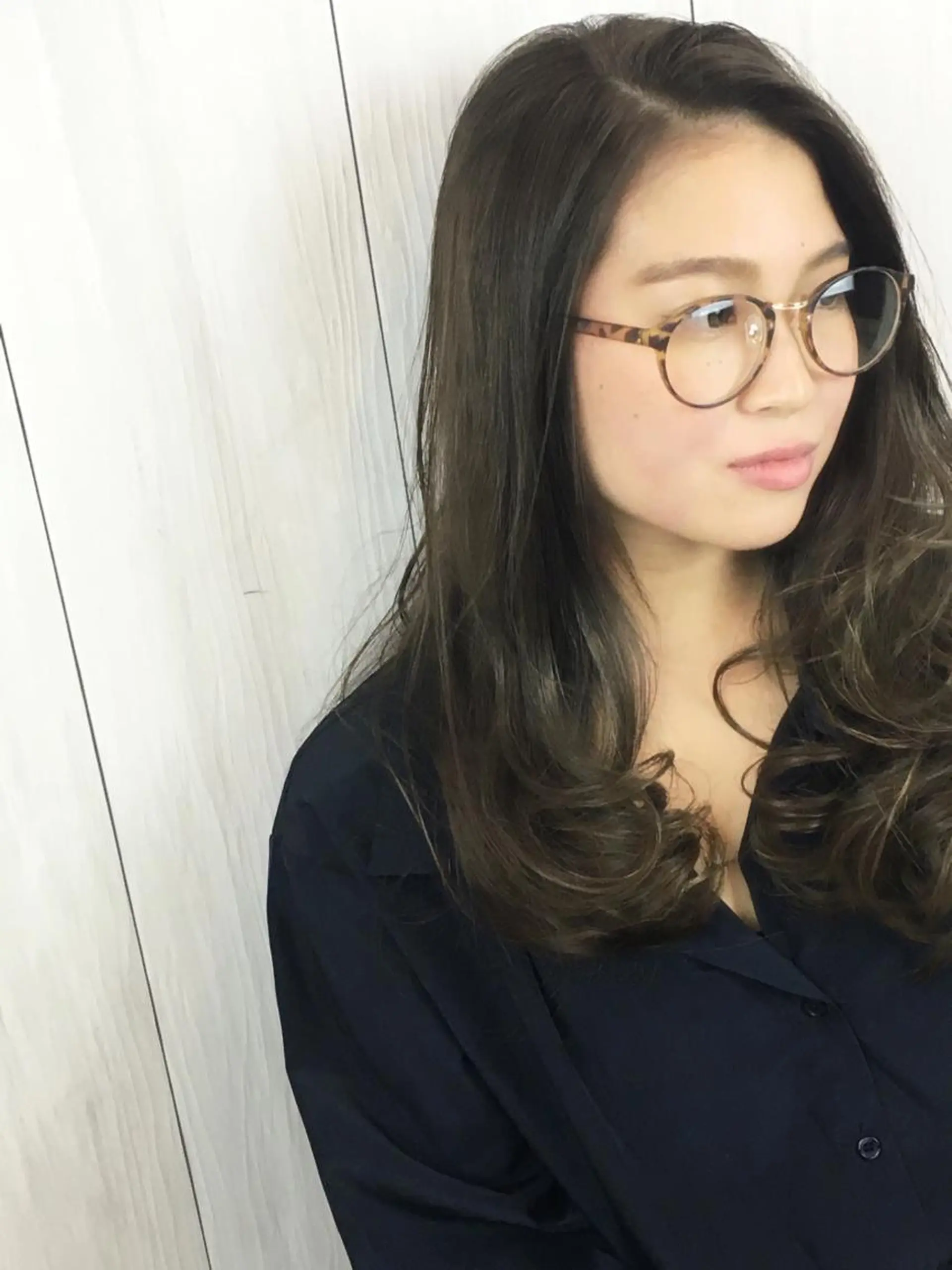 カラー パーマ ナガサカ サチのヘアスタイル