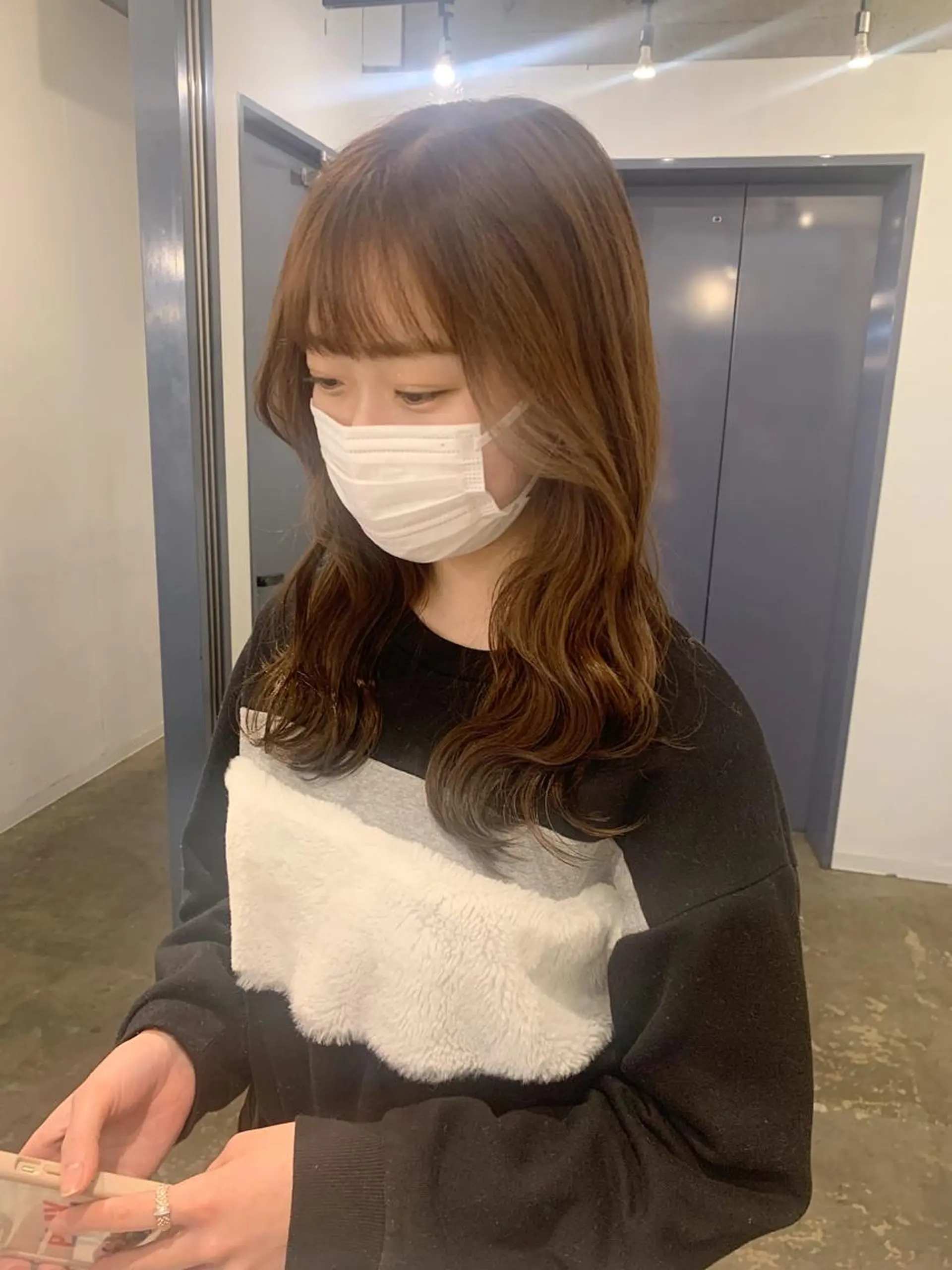 セミロング カラー ヘアカラー 🌛ダブルカラー 🌜SAYAKAのヘアスタイル