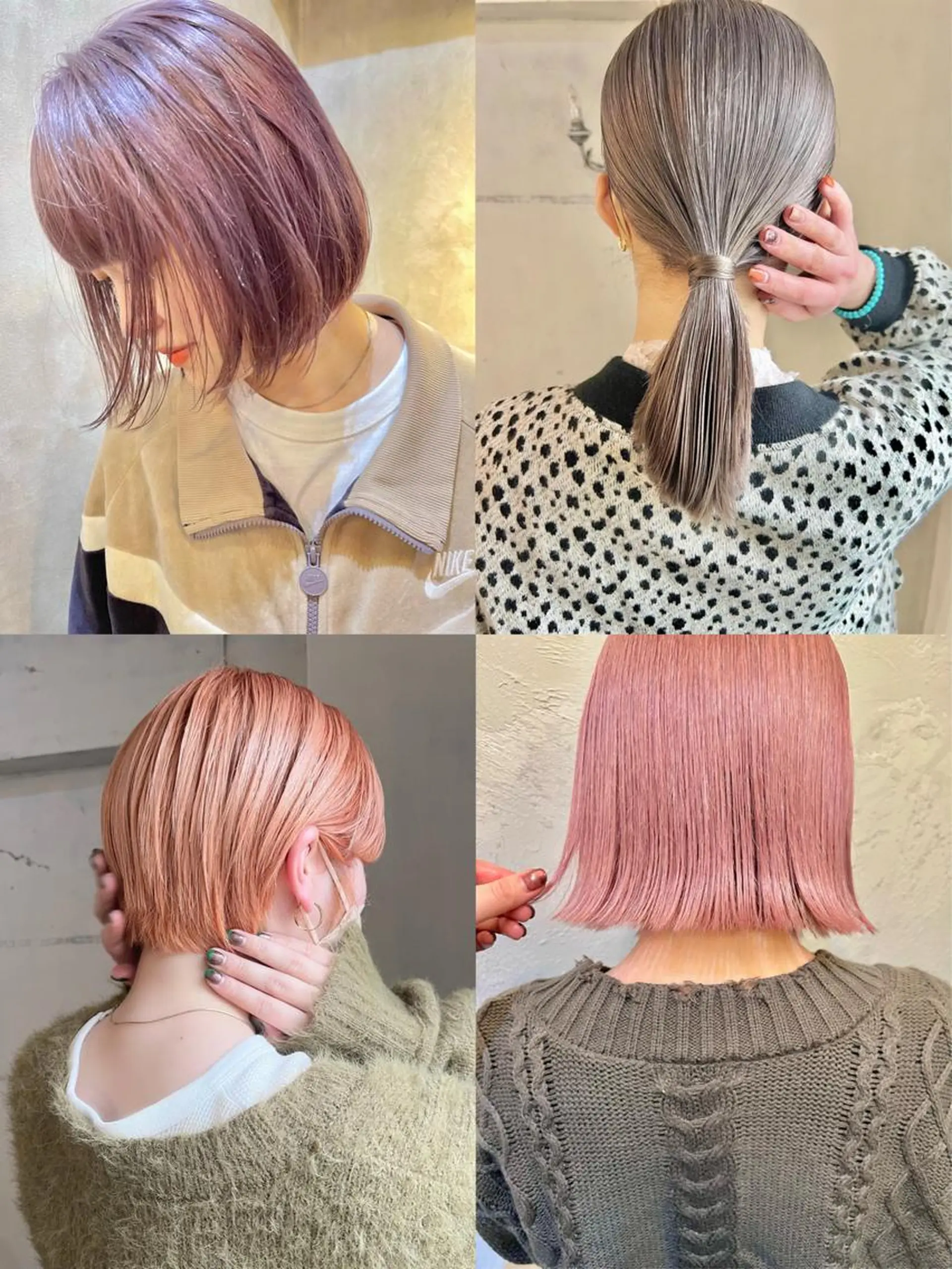 ミディアム カラー 暖色カラー/ブリーチ /かしむらゆうかのヘアスタイル