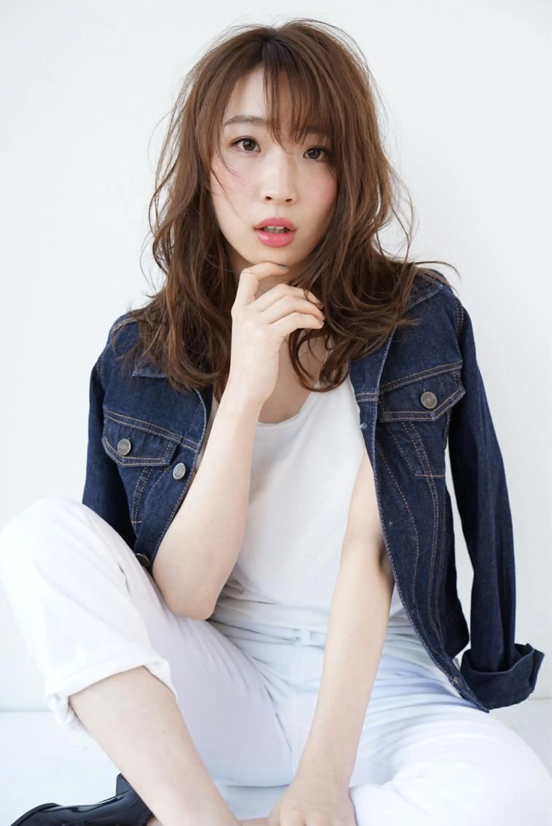 セミロング カラー パーマ ヘアカラー トリートメント Lucet所属・糸井 一輝のヘアスタイル