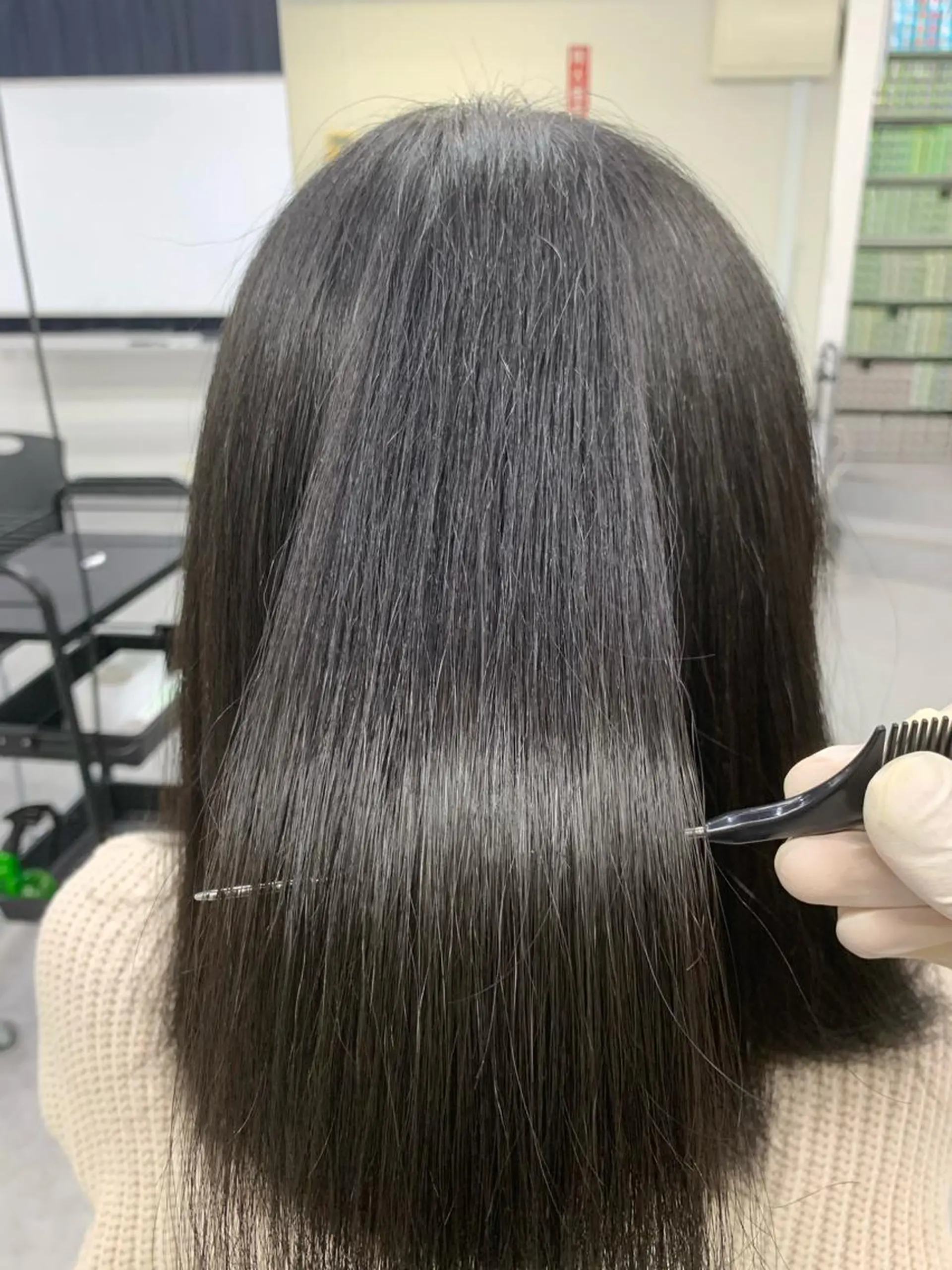 ショート I S所属・🌿透明感カラー‪ 縮毛矯正✨かずきのヘアスタイル