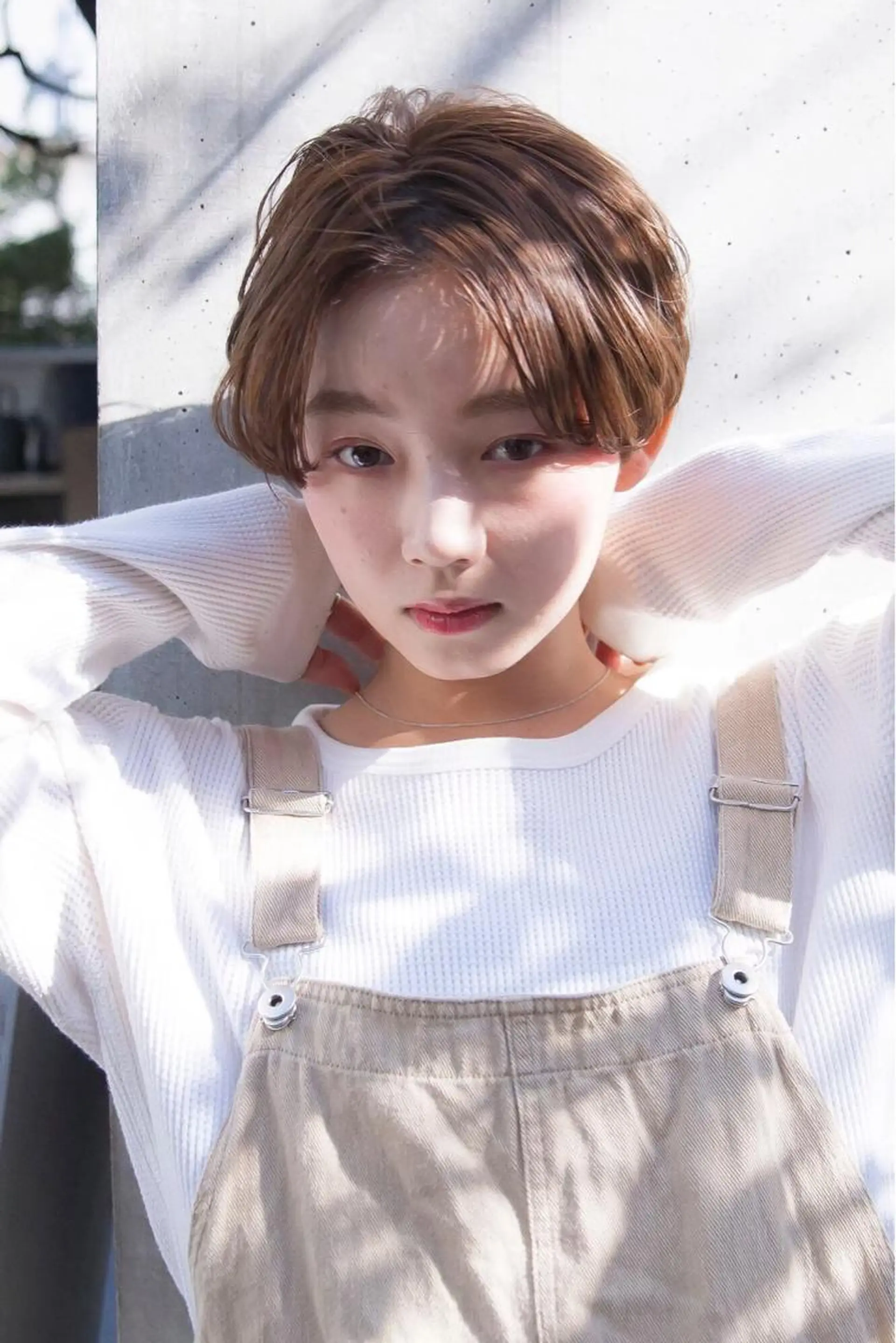 ショート カラー パーマ 💘透明感カラー💘 沖本 将宏のヘアスタイル