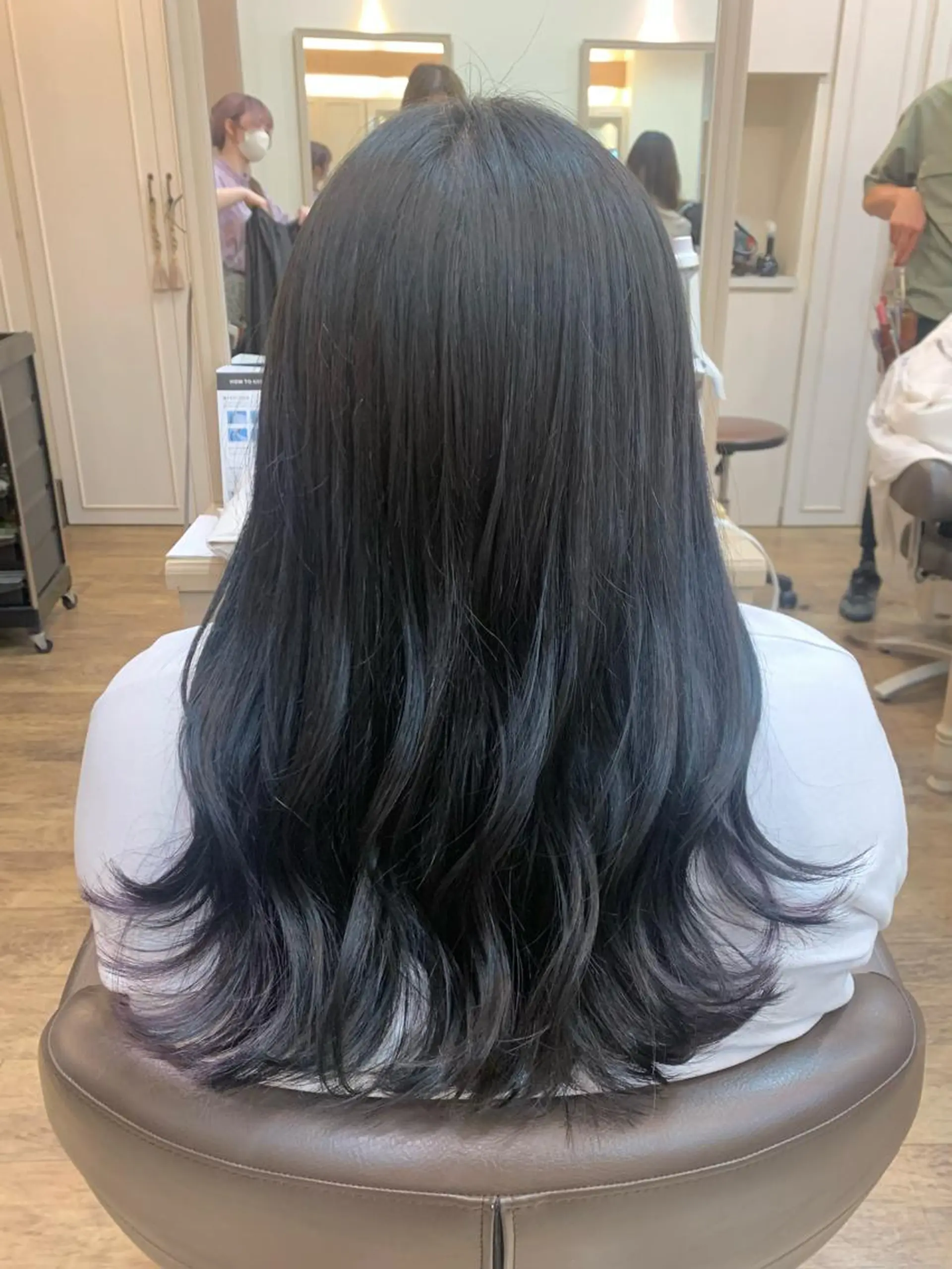 ロング カット ヘアカラー 福原遼華/小顔ショー ト/髪質改善のヘアスタイル