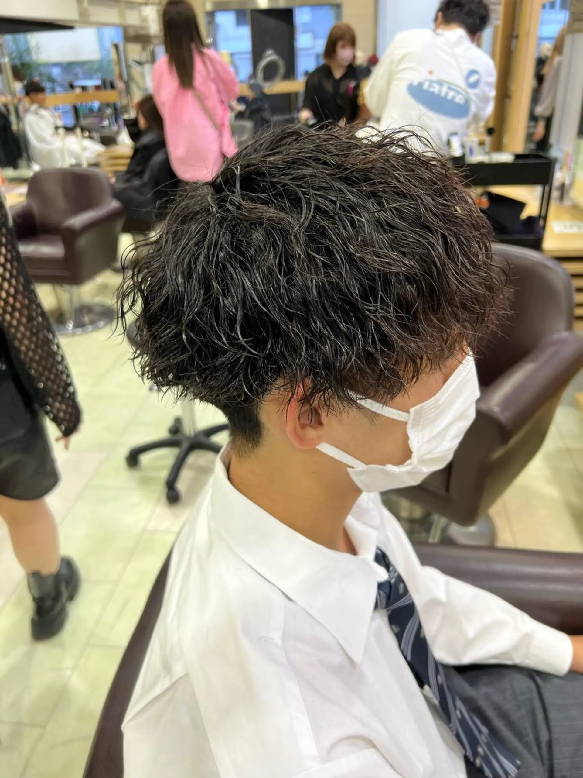 パーマ メンズ メンズパーマ 学生（メンズ向け） ツイストスパイラルパーマ 学生 スパイラルパーマ カット トリートメント メンズカット松戸/韓 国/メンズパーマ航太のヘアスタイル