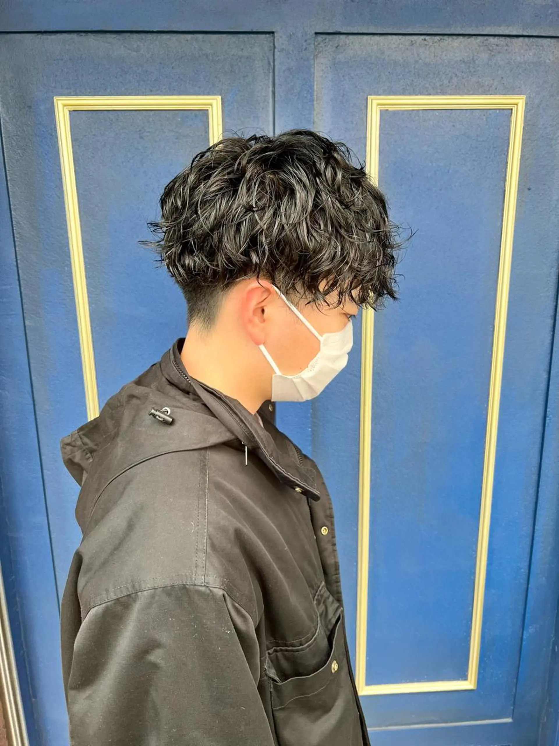 ショート パーマ メンズ カット パーマ 🦩パーマン🦩佐藤 航太のヘアスタイル