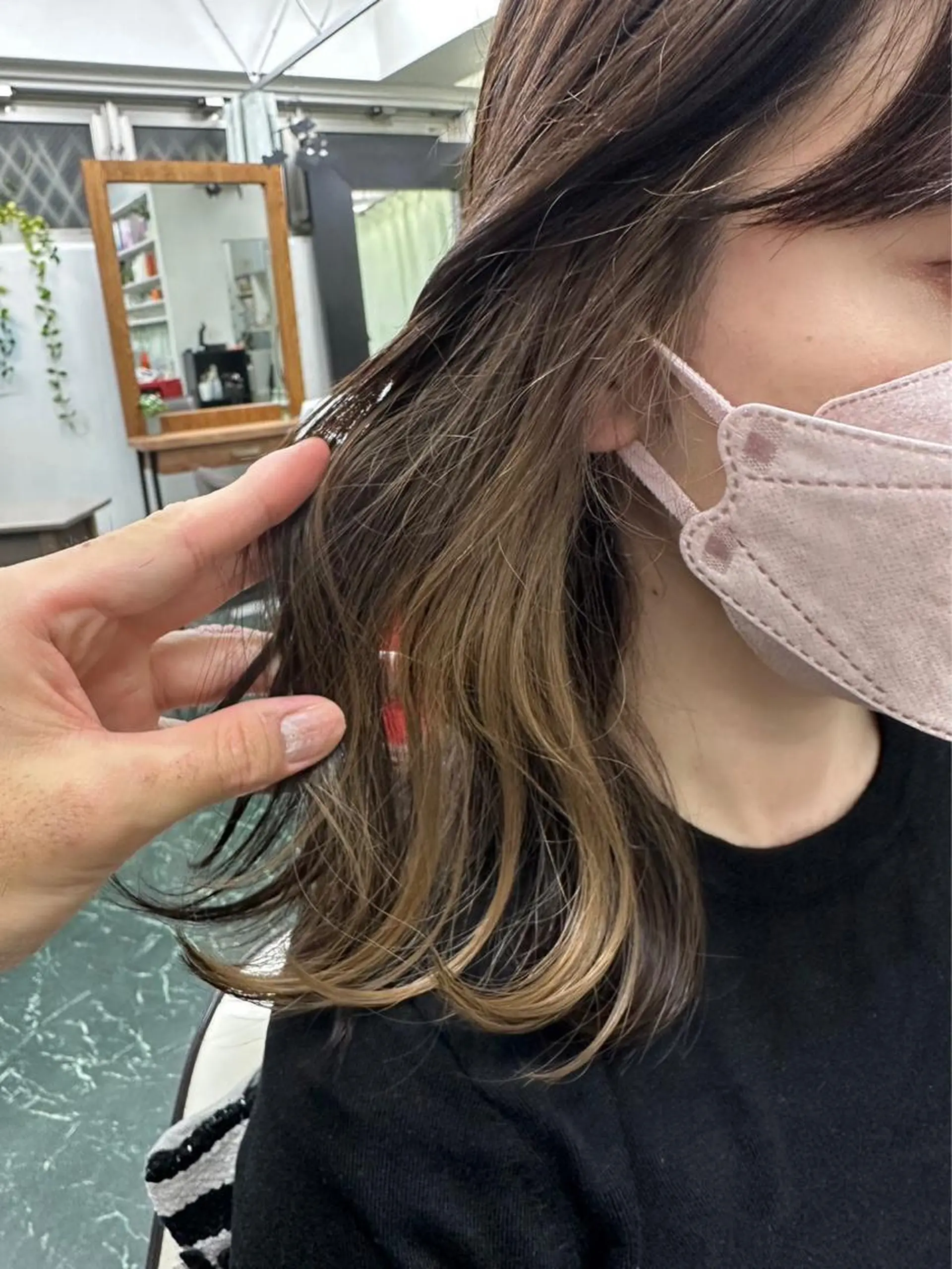 ミディアム カラー verde所属・ノザキ　カイシ /武蔵小山のヘアスタイル