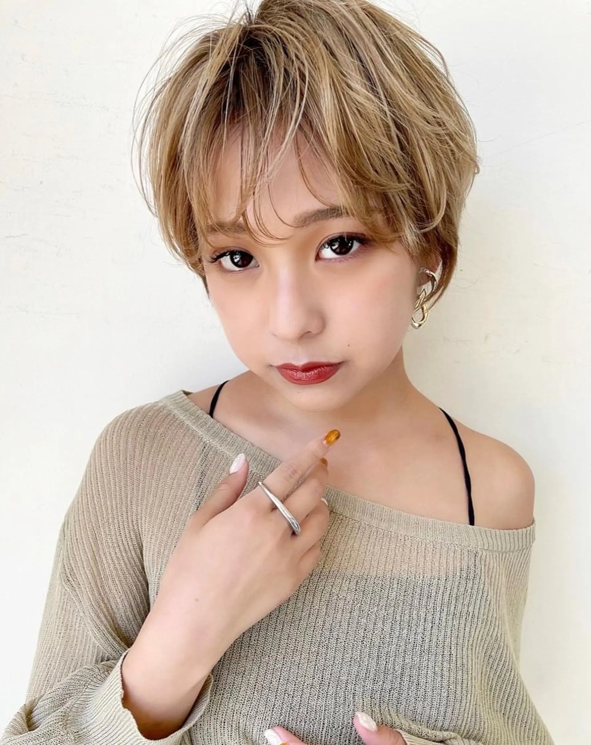 ショート happiness西大寺店所属・ショートショートボブ うるはのヘアスタイル