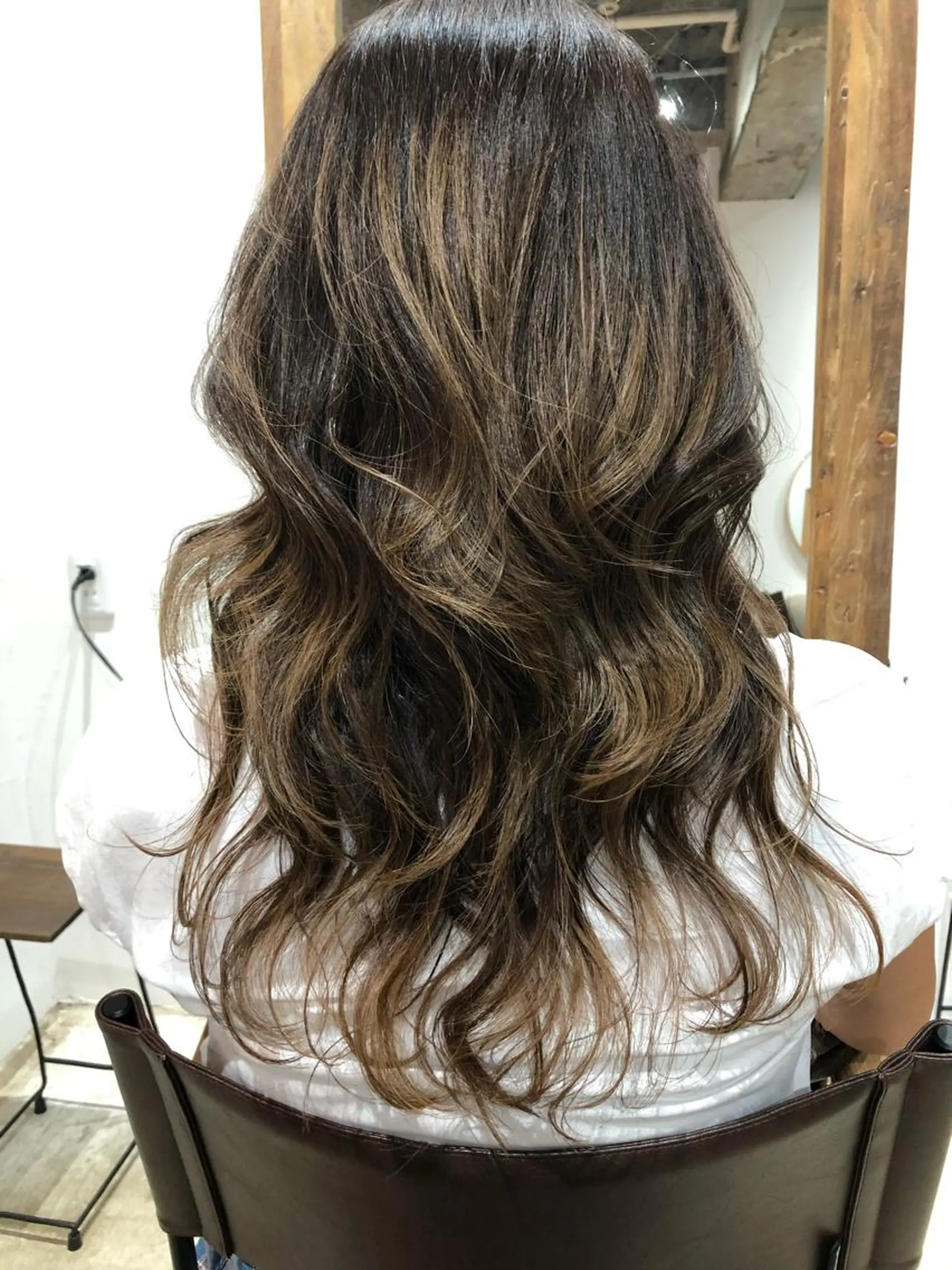 ロング カラー ヘアアレンジ カット ヘアカラー トリートメント LINKIE リンキーのヘアスタイル