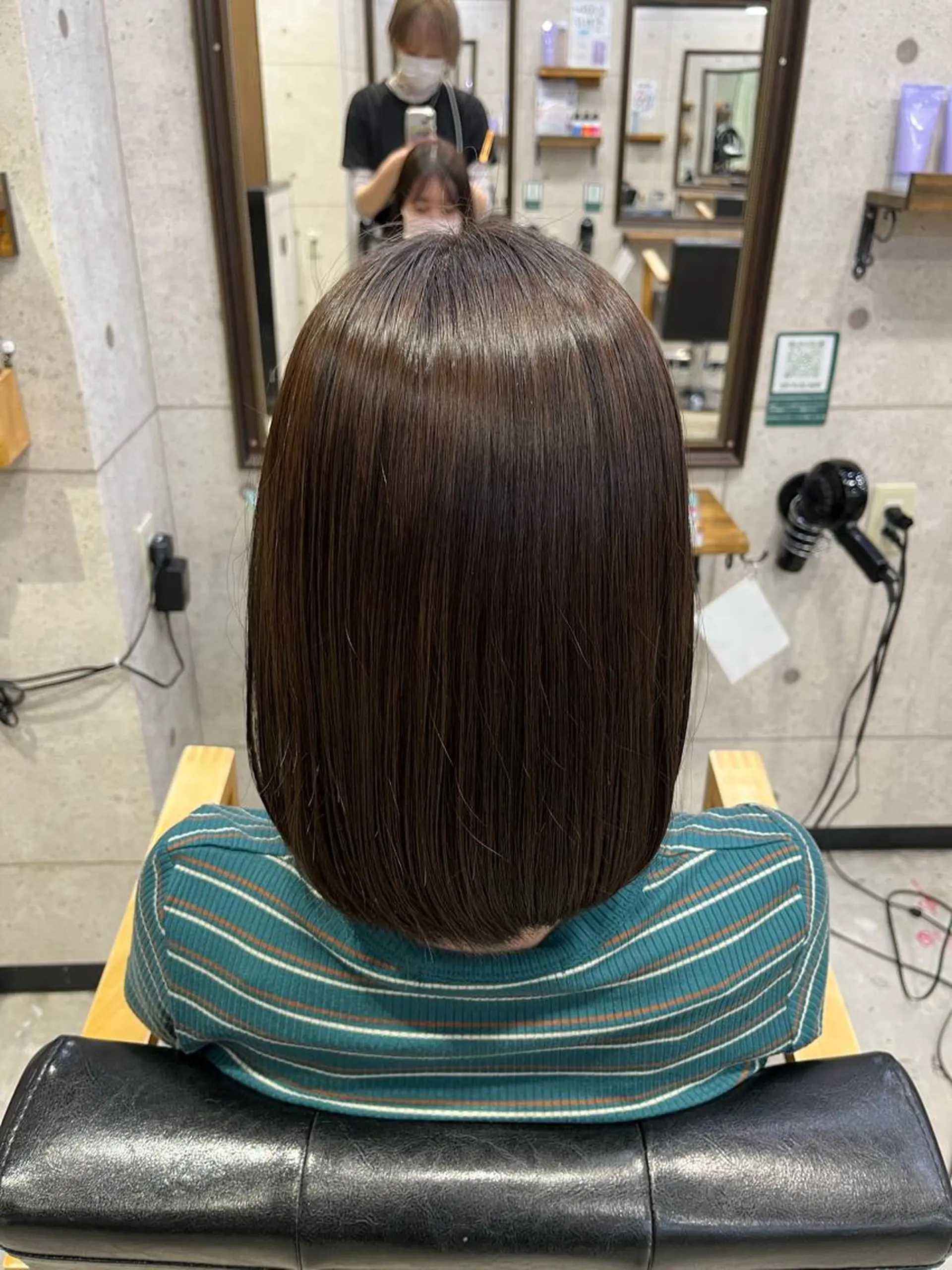 ミディアム カラー ブラウンカラー 【透明感カラー‎✨】 中島日菜のヘアスタイル