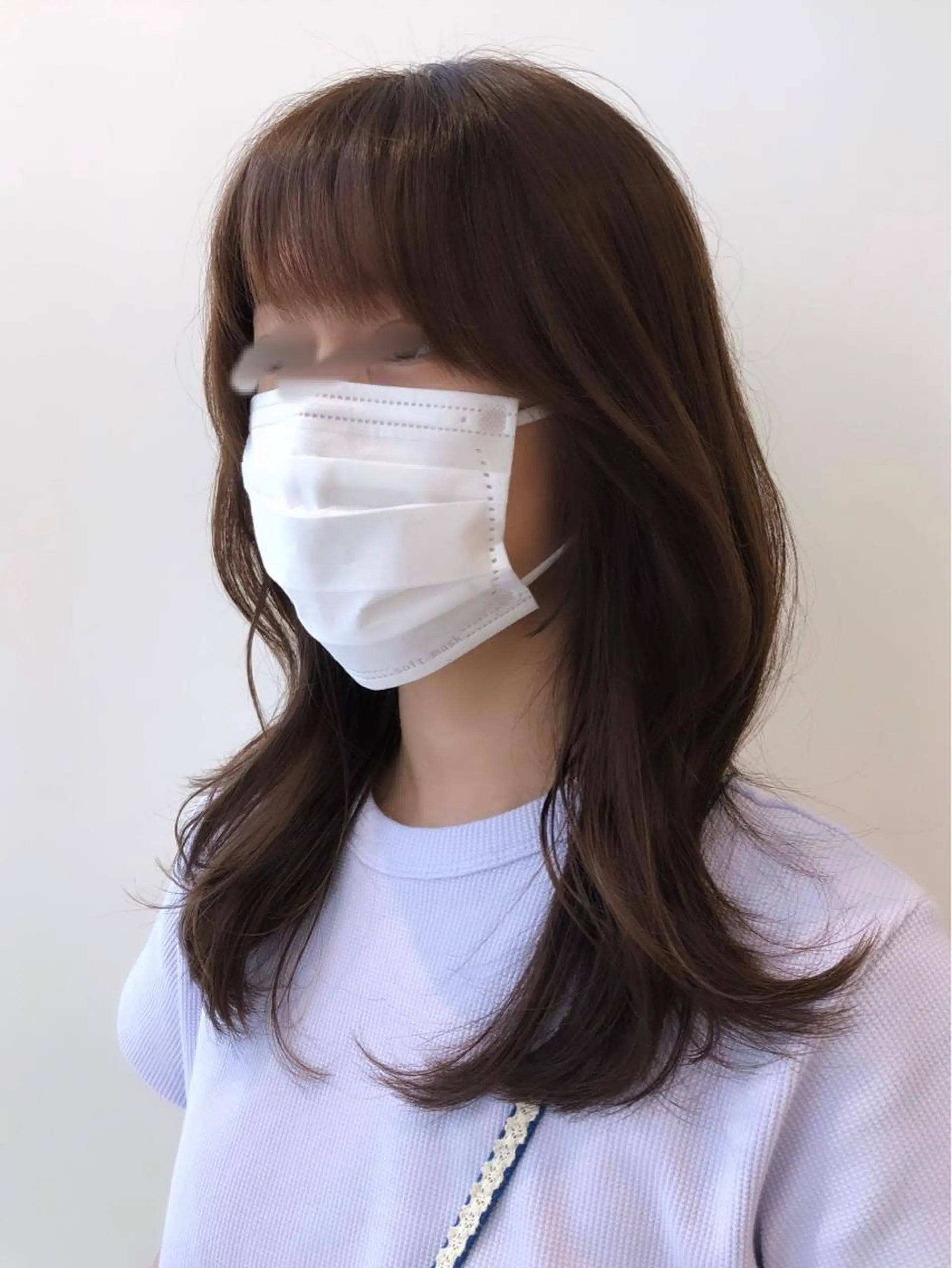 セミロング 韓国ヘア 🇰🇷 RUKA 🩵🤍のヘアスタイル