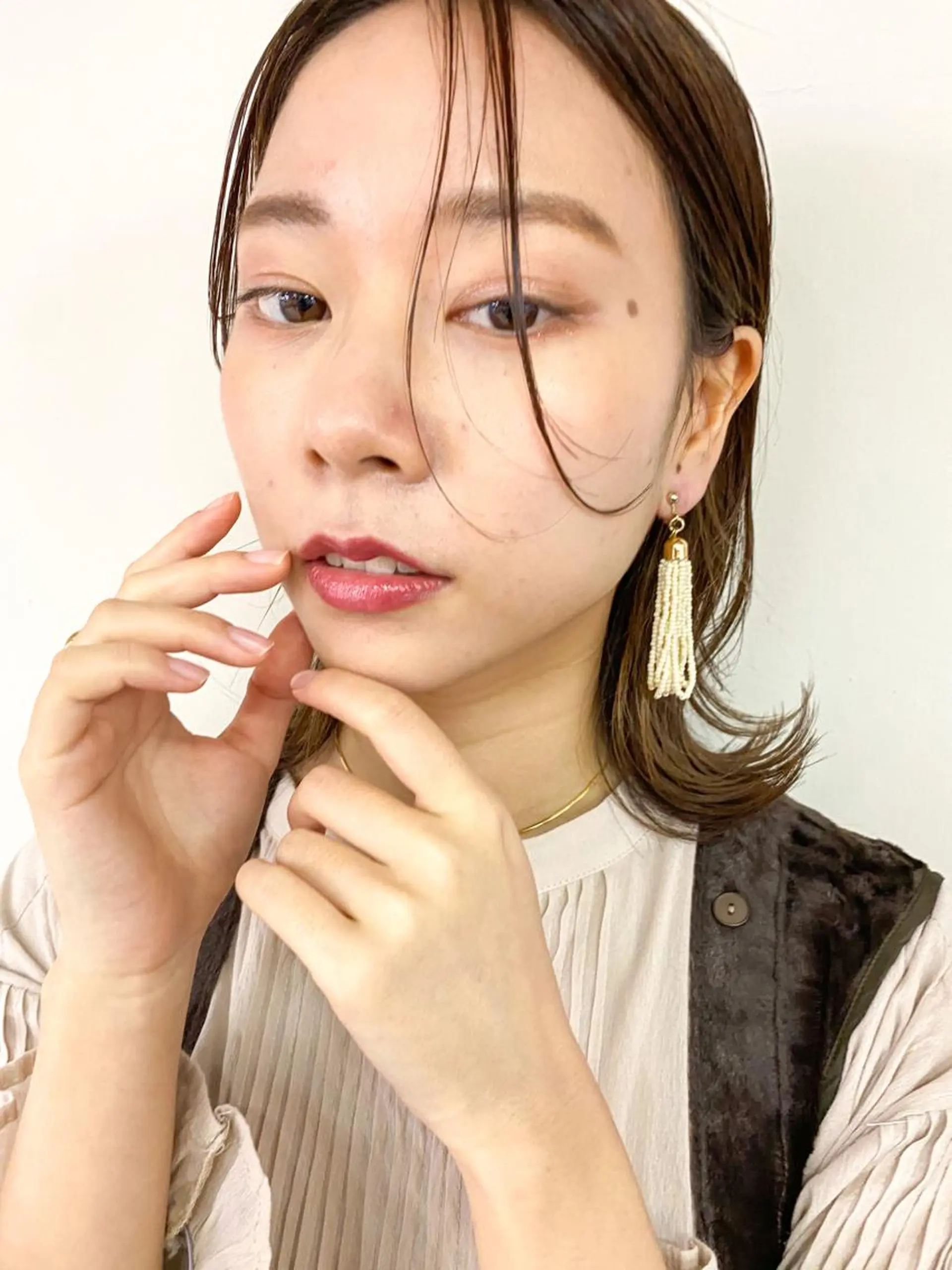 ミディアム ミディアムレイヤー レイヤーカット NATSUKI /  ショートのヘアスタイル