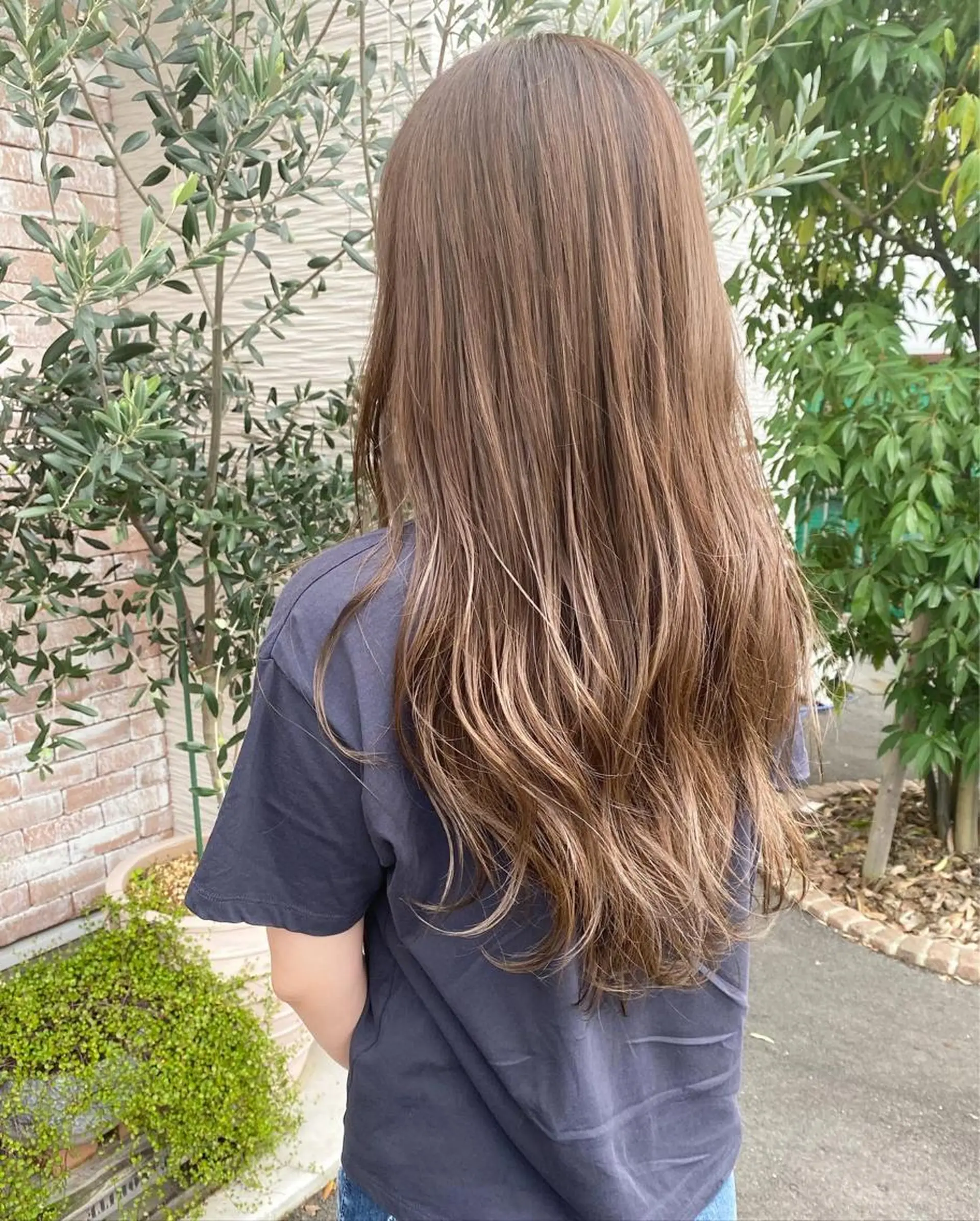 ロング カラー ベージュカラー ブリーチ 透明感カラー カット ヘアカラー トリートメント 【浜松・豊橋】 ニシモトのヘアスタイル