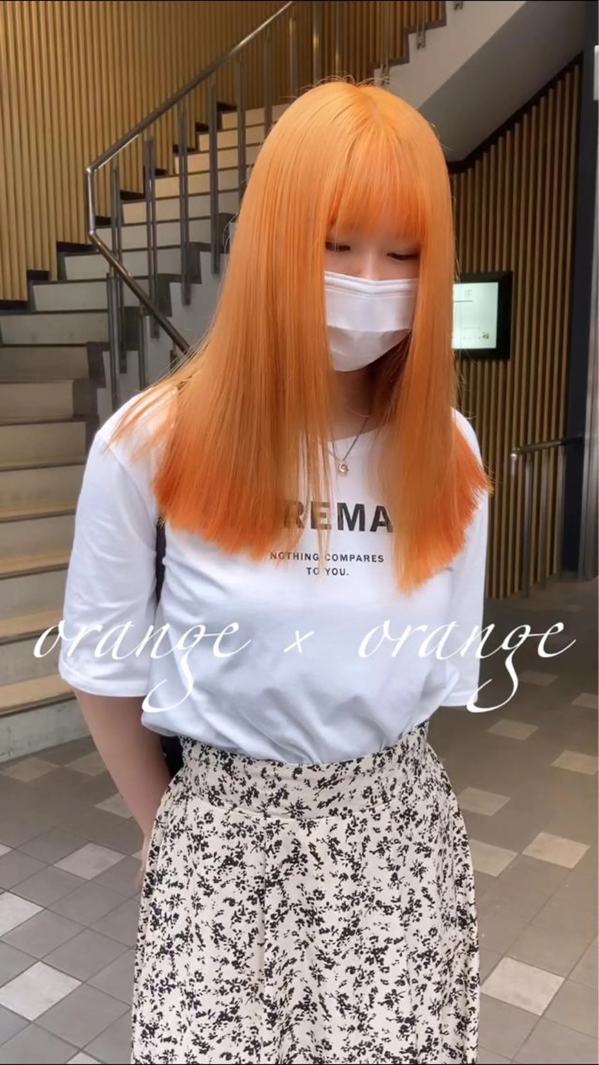 セミロング カラー Selenehair 三条本店のヘアスタイル