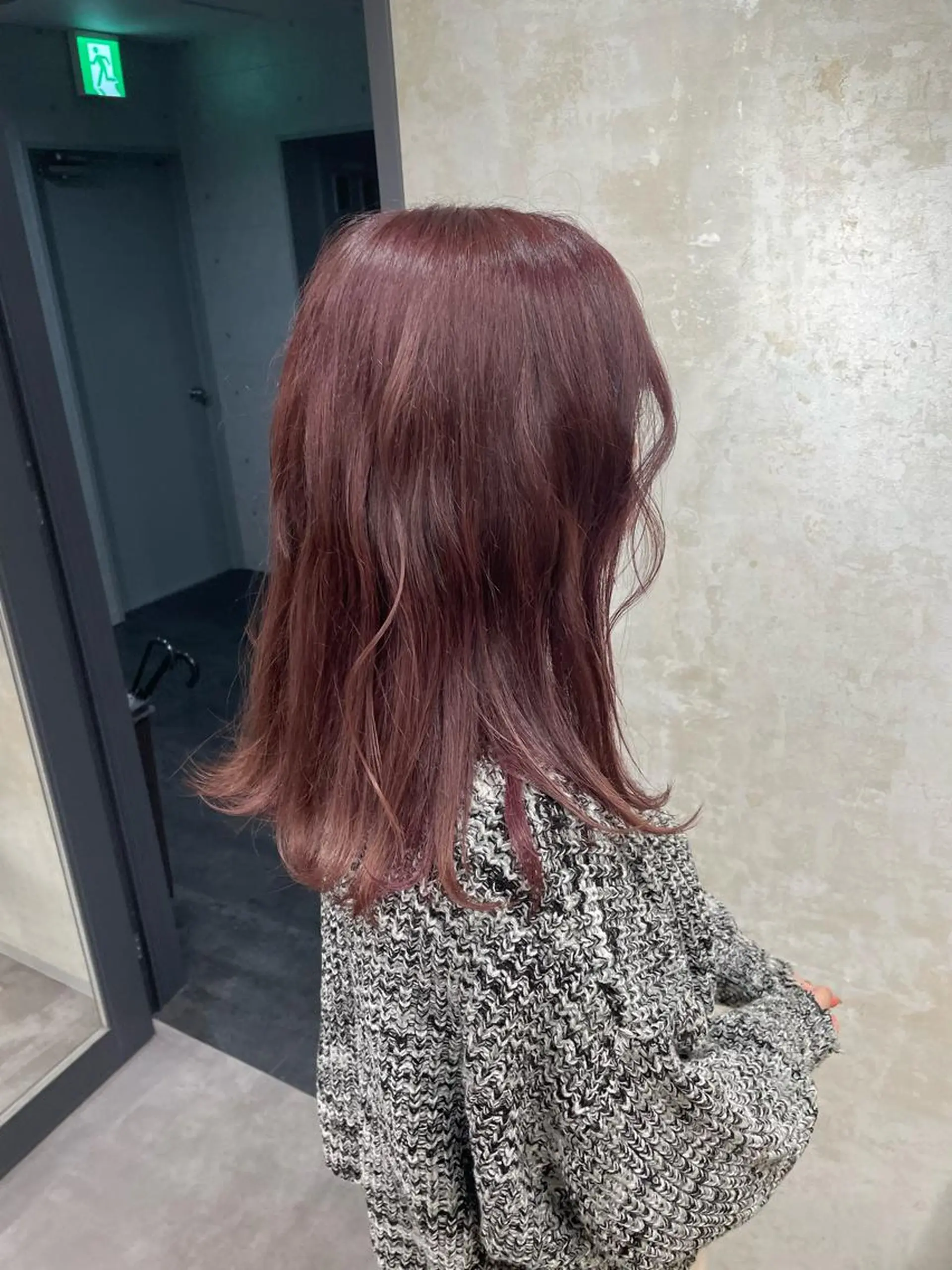 セミロング カラー ヘアカラー blanc hair 西中島MASARUのヘアスタイル