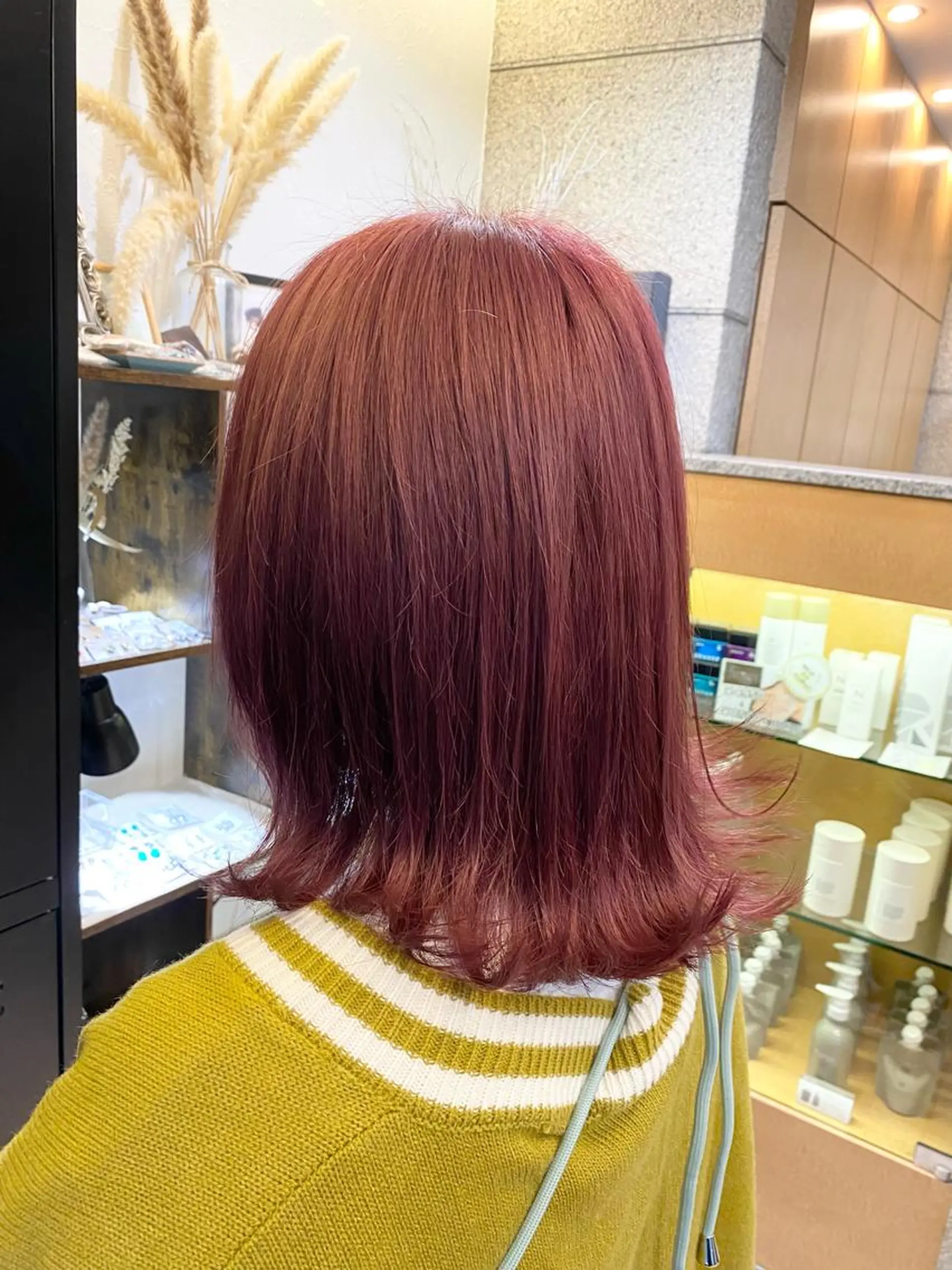 ミディアム ヘアカラー 西田辺/ タカスナオヤのヘアスタイル