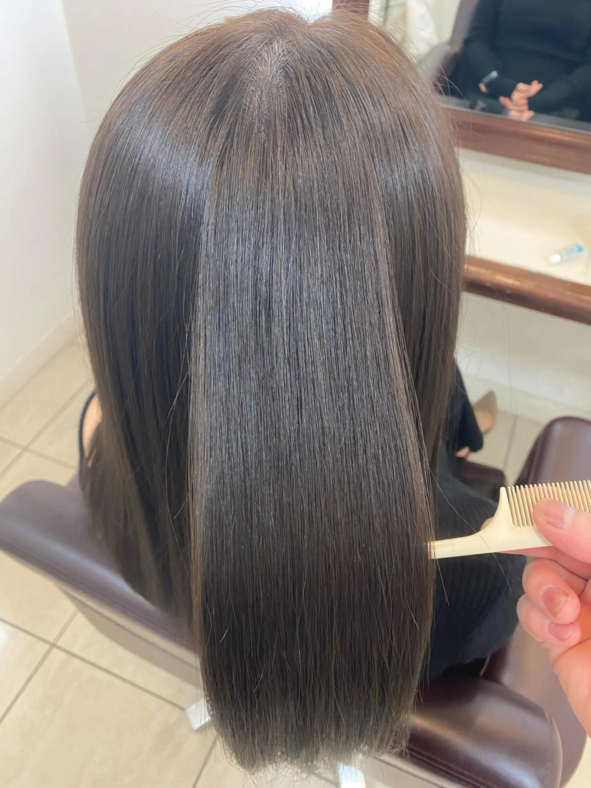 ロング カット ヘアカラー トリートメント 🫧髪質改善×艶髪 🫧根本泰成🫧のヘアスタイル