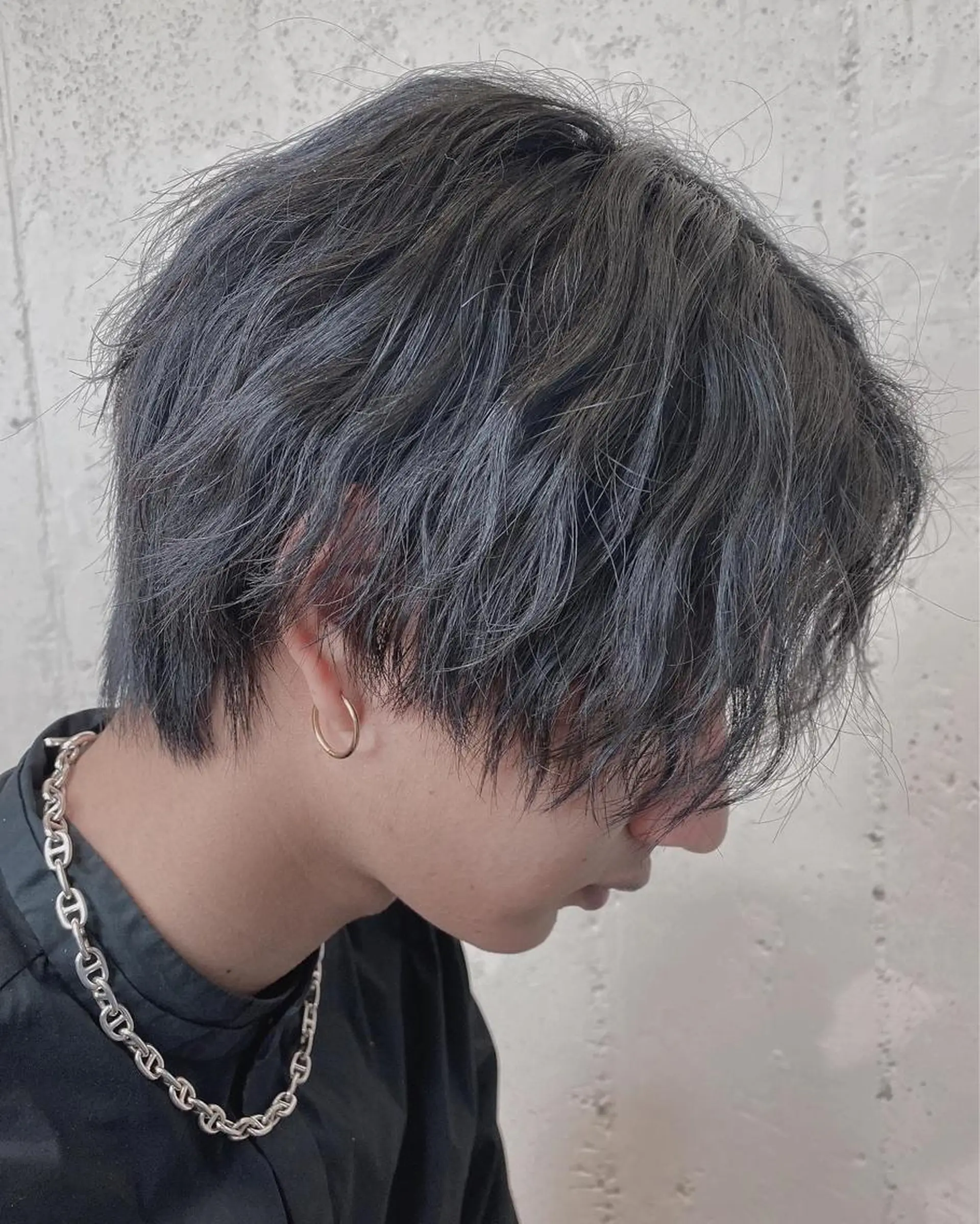 ショート パーマ ヘアアレンジ メンズ 静岡/草薙パーマ メンズバレイヤージュのヘアスタイル