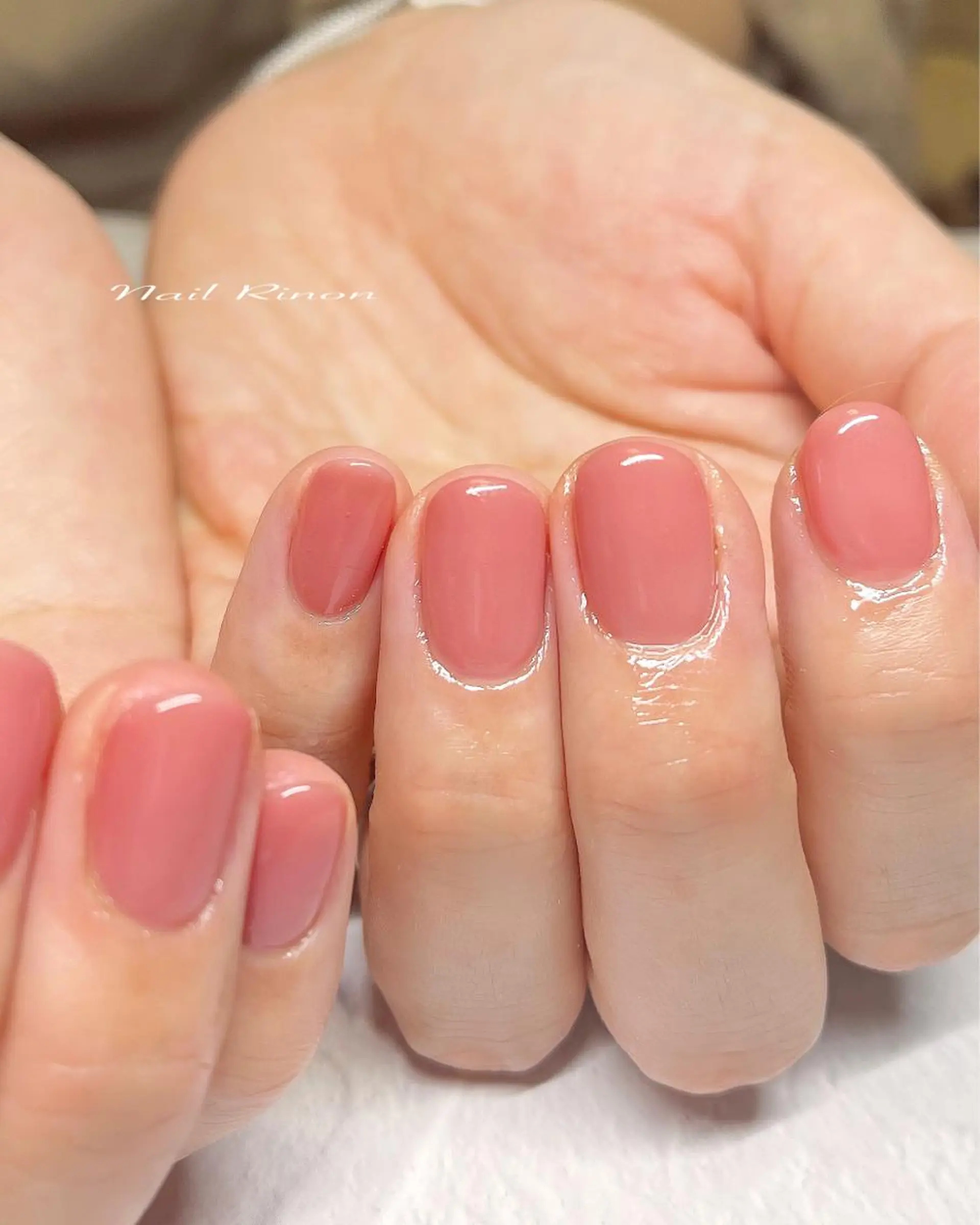 ネイル ワンカラーネイル Nail Rinonのネイルデザイン