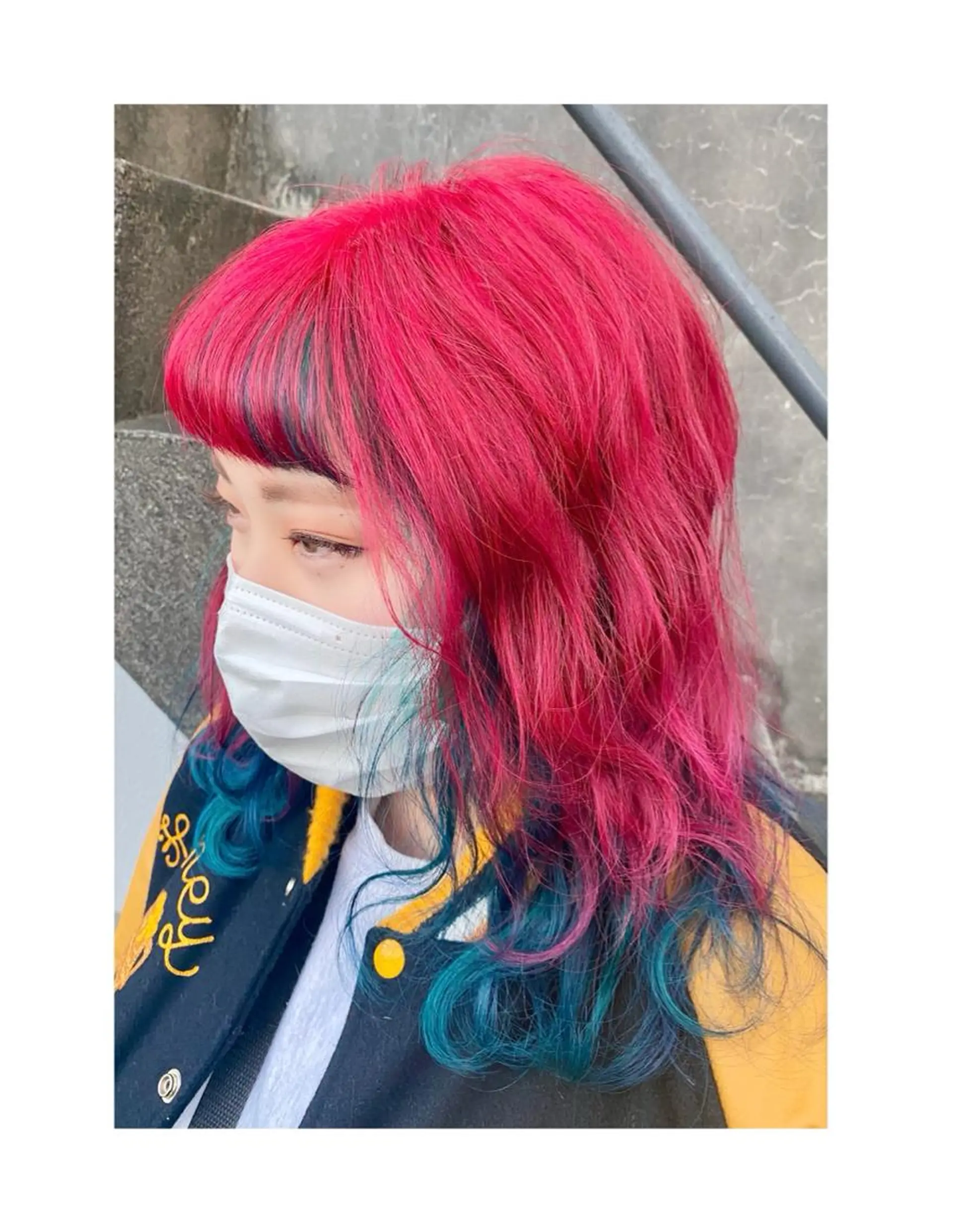 ミディアム カラー クリスマス ヘアカラー GARU-ガル-所属・TSUNO🦖 派手髪/オタク美容師のヘアスタイル