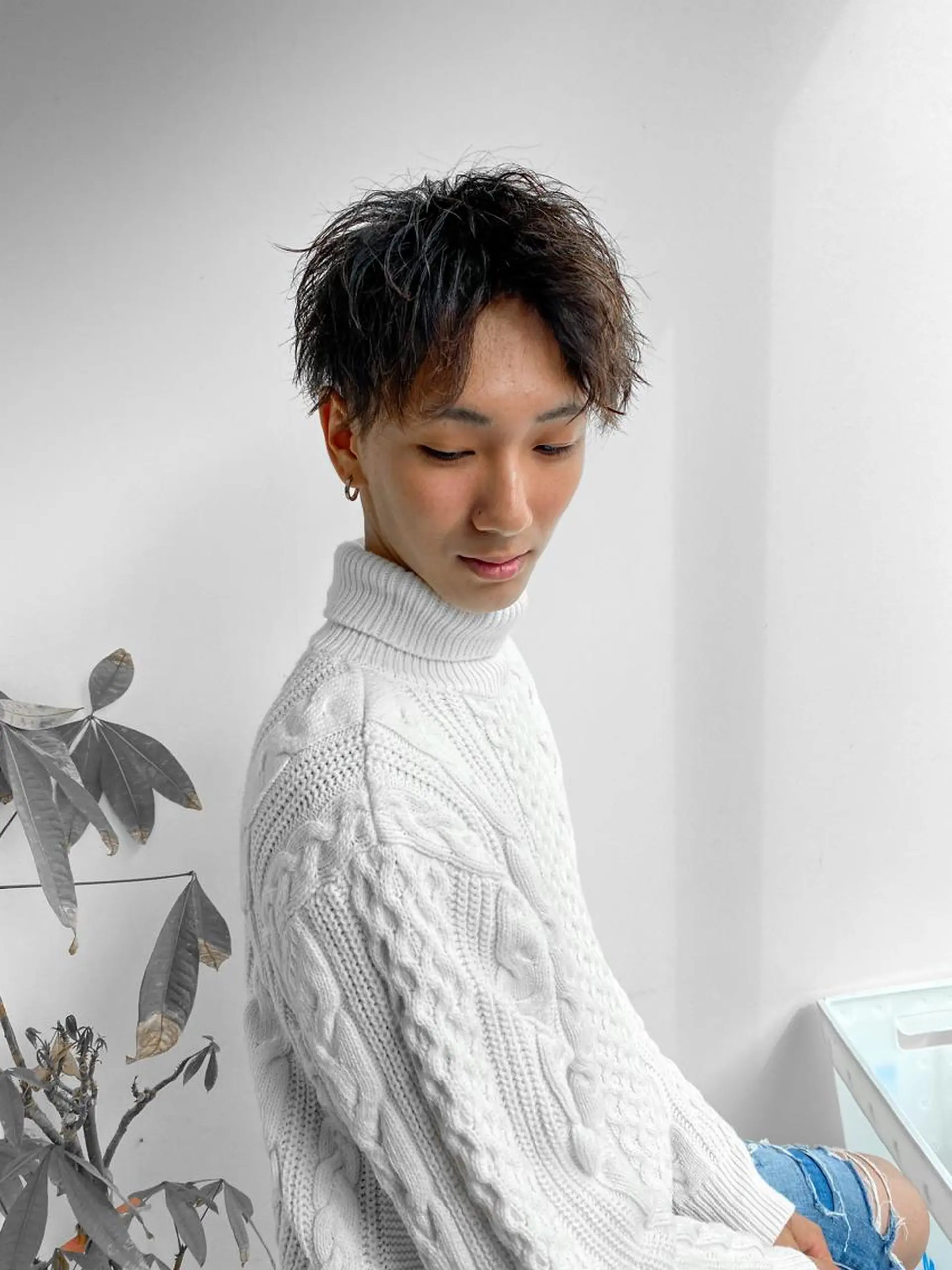 ショート カラー パーマ メンズ カット パーマ NUMBER.12所属・【メンズ専門美容師】 NUMBER.12のヘアスタイル