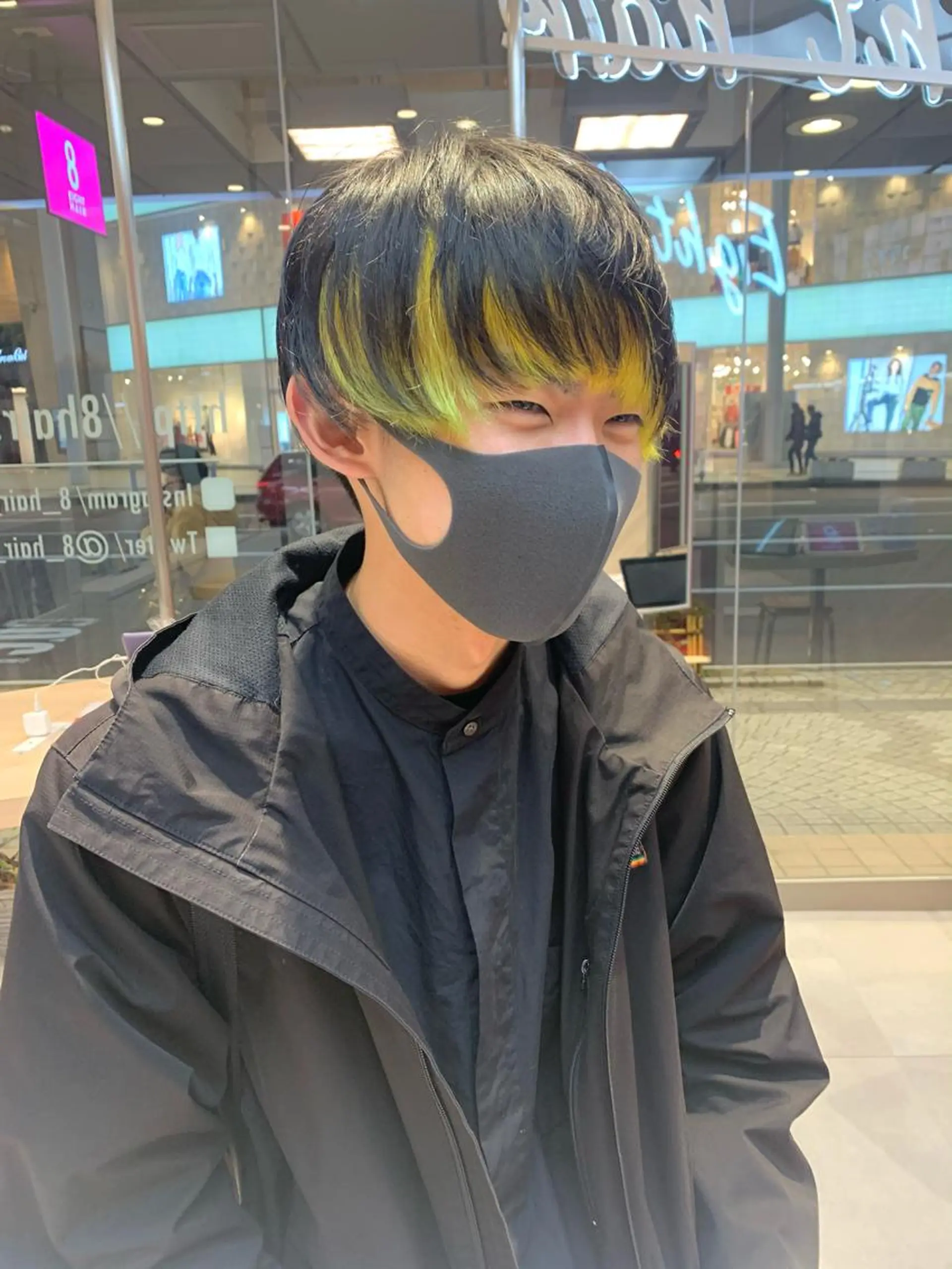 ショート カラー メンズ メンズインナーカラー インナーカラー みなもと ちはるのヘアスタイル