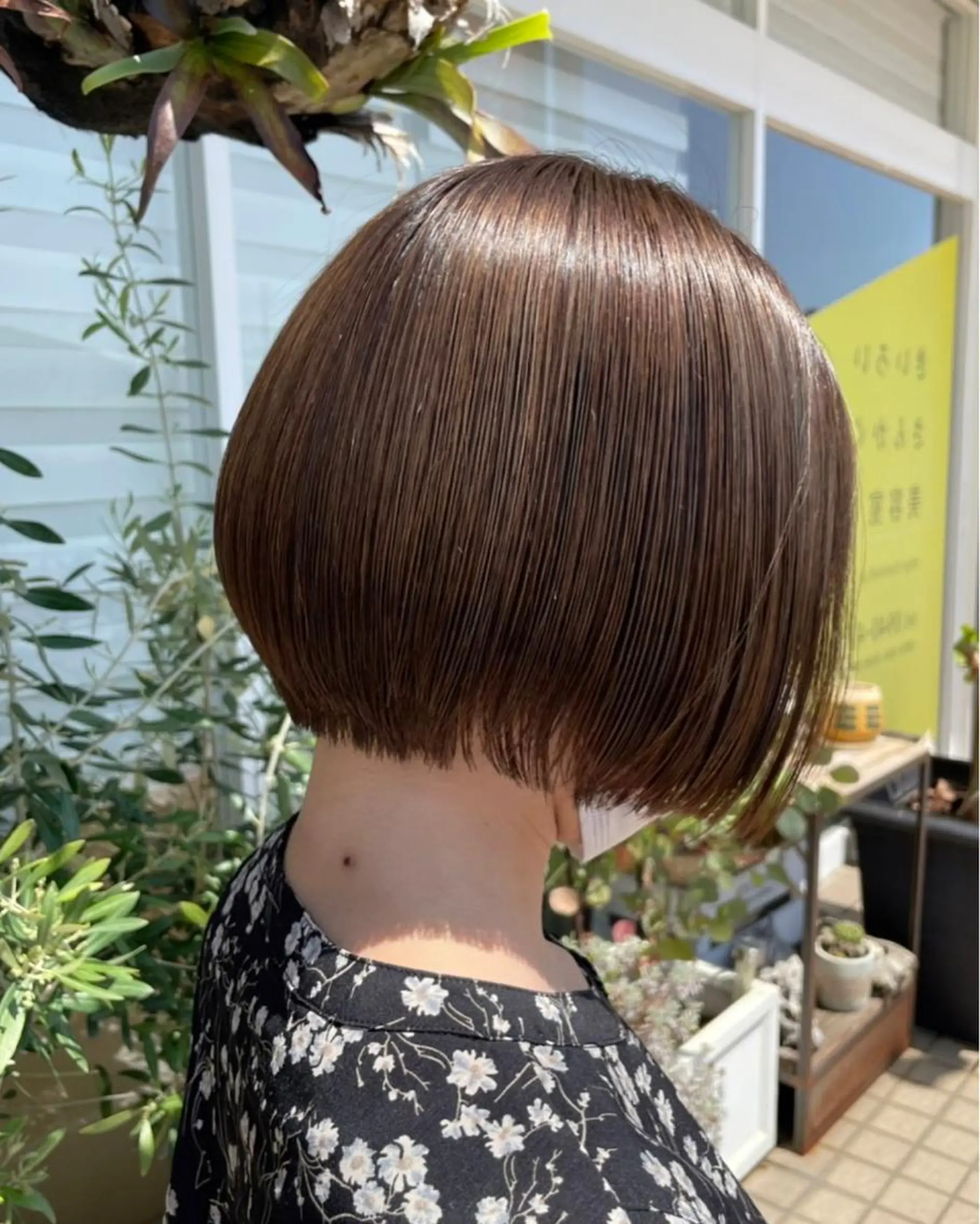 ショート カラー ショートボブ ベージュカラー ブラウンカラー ボブ ショートヘア 奥田 誠司のヘアスタイル