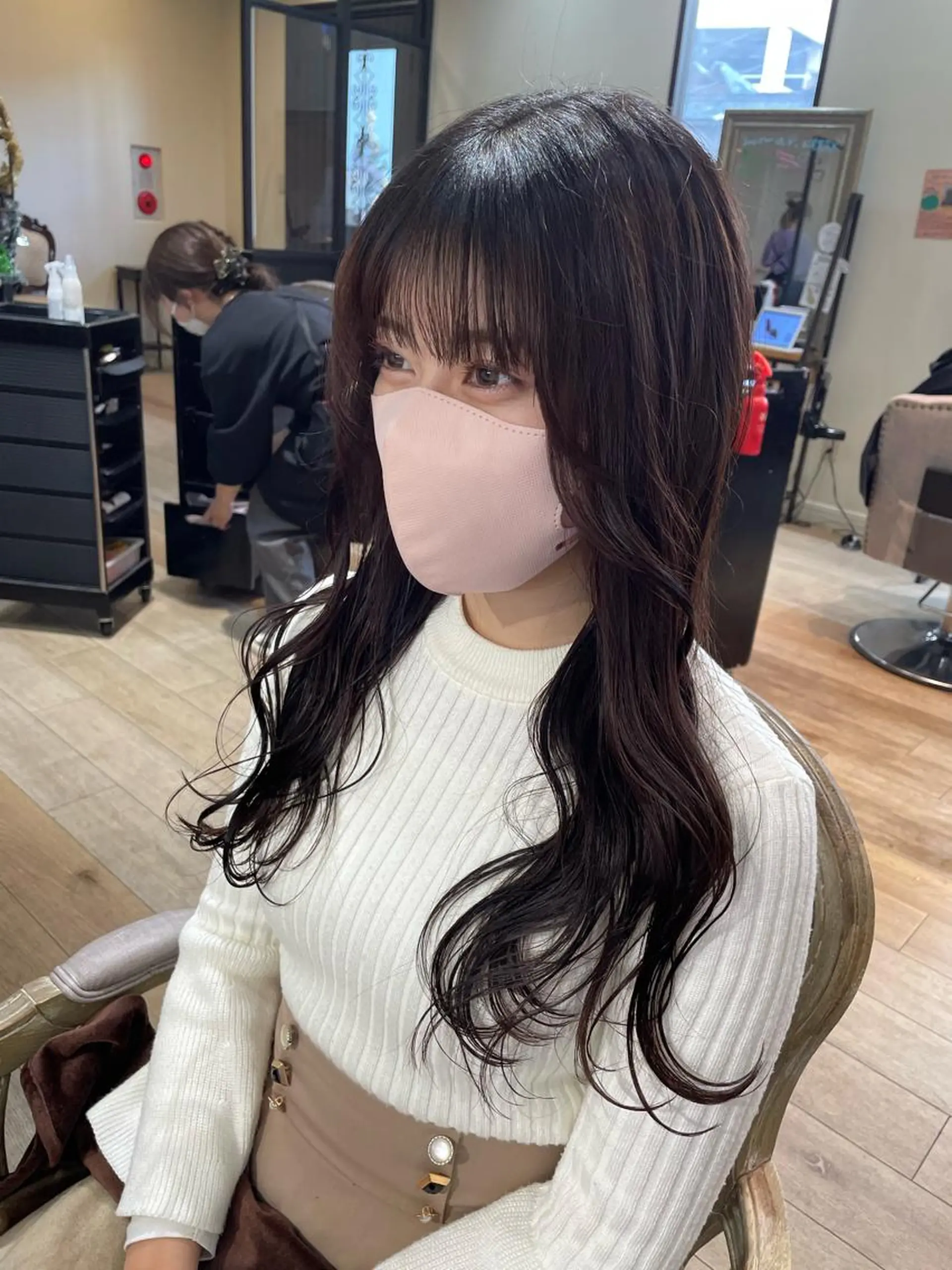 ロング 亀川蓮 Agu hairのヘアスタイル