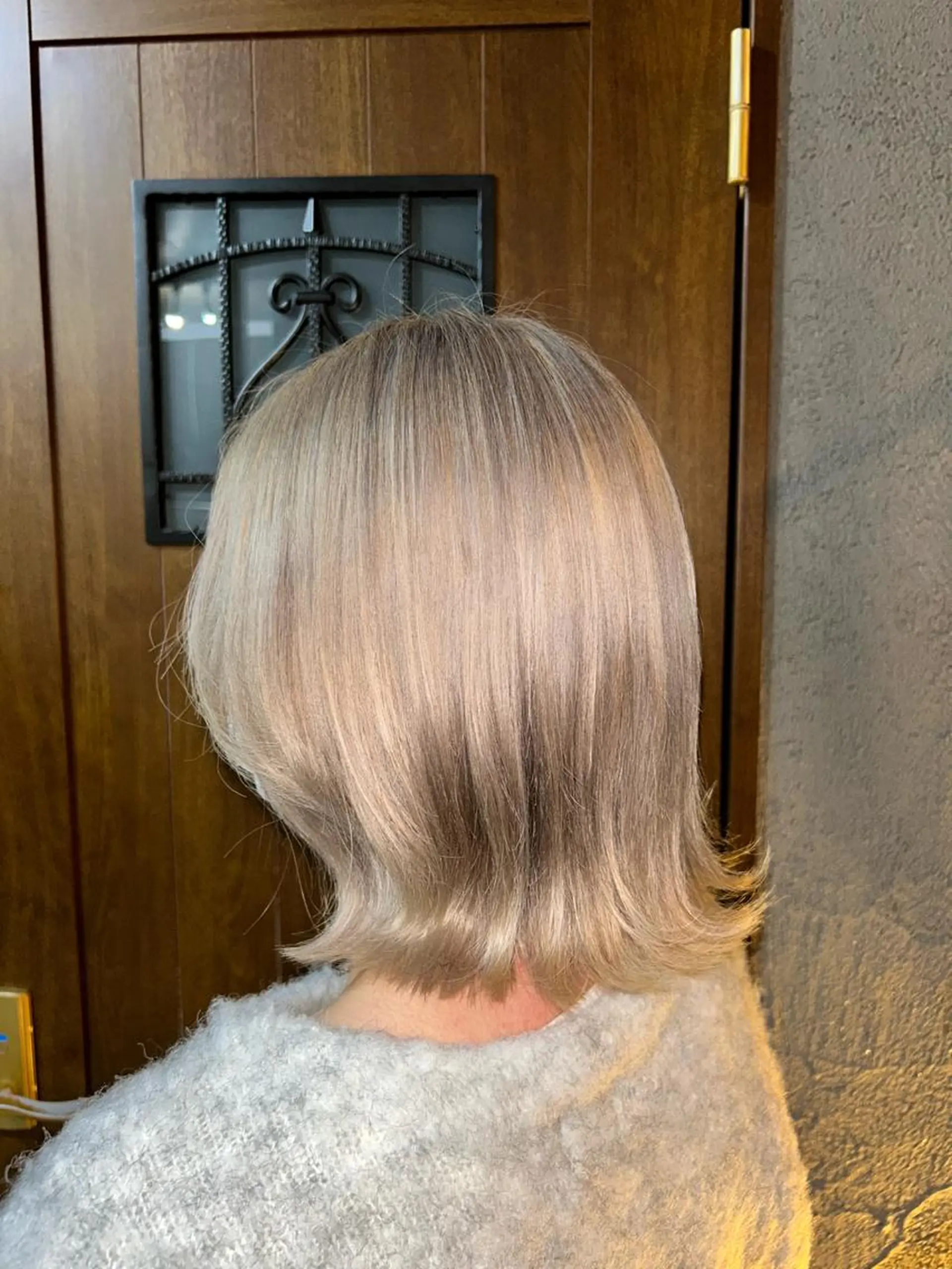 ミディアム カラー ブリーチ ハイトーンカラー 髪質改善 大人かわいい💎ツヤ ✧亜美︎✧我孫子のヘアスタイル