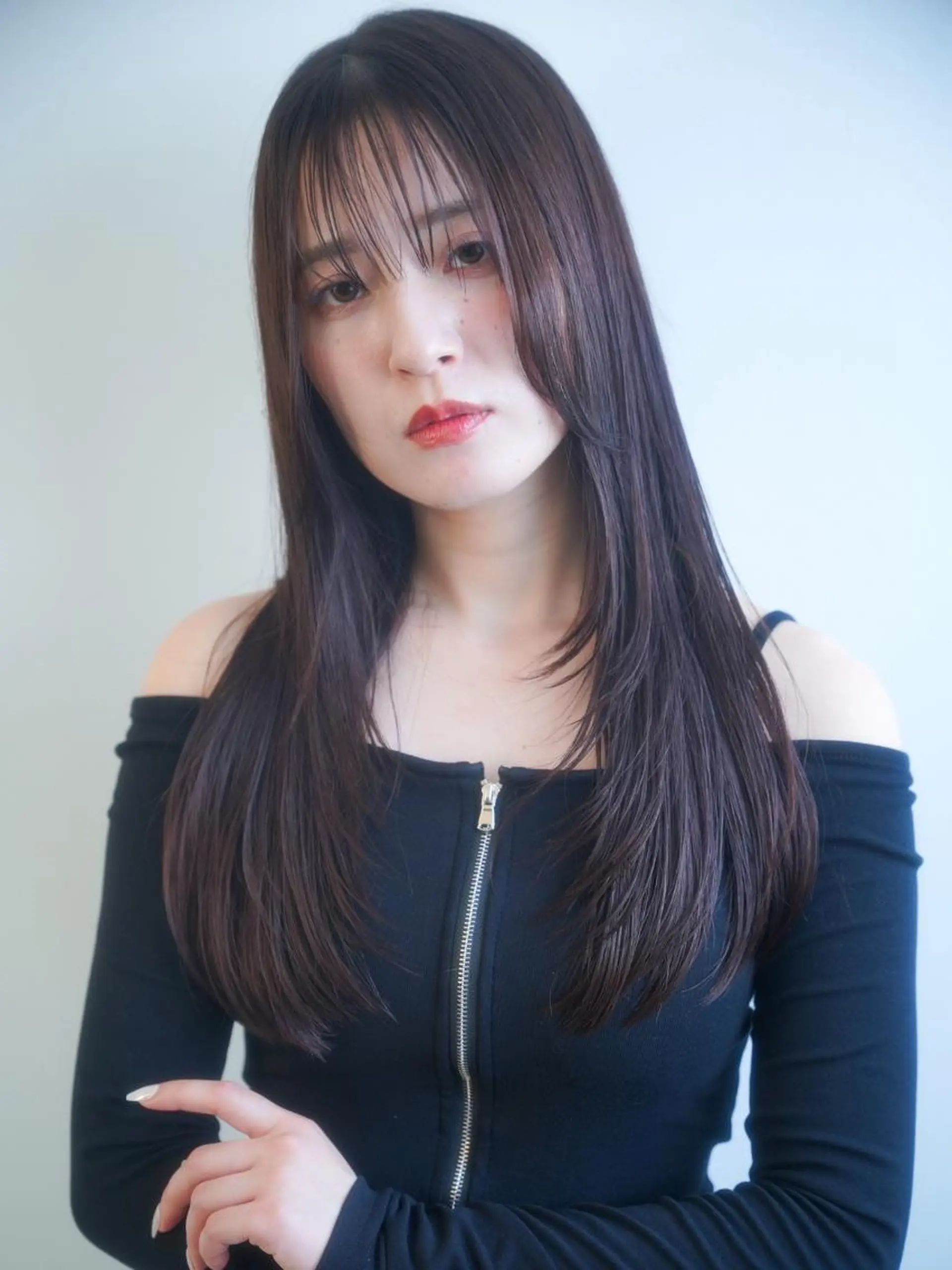 セミロング 大石 隼也のヘアスタイル