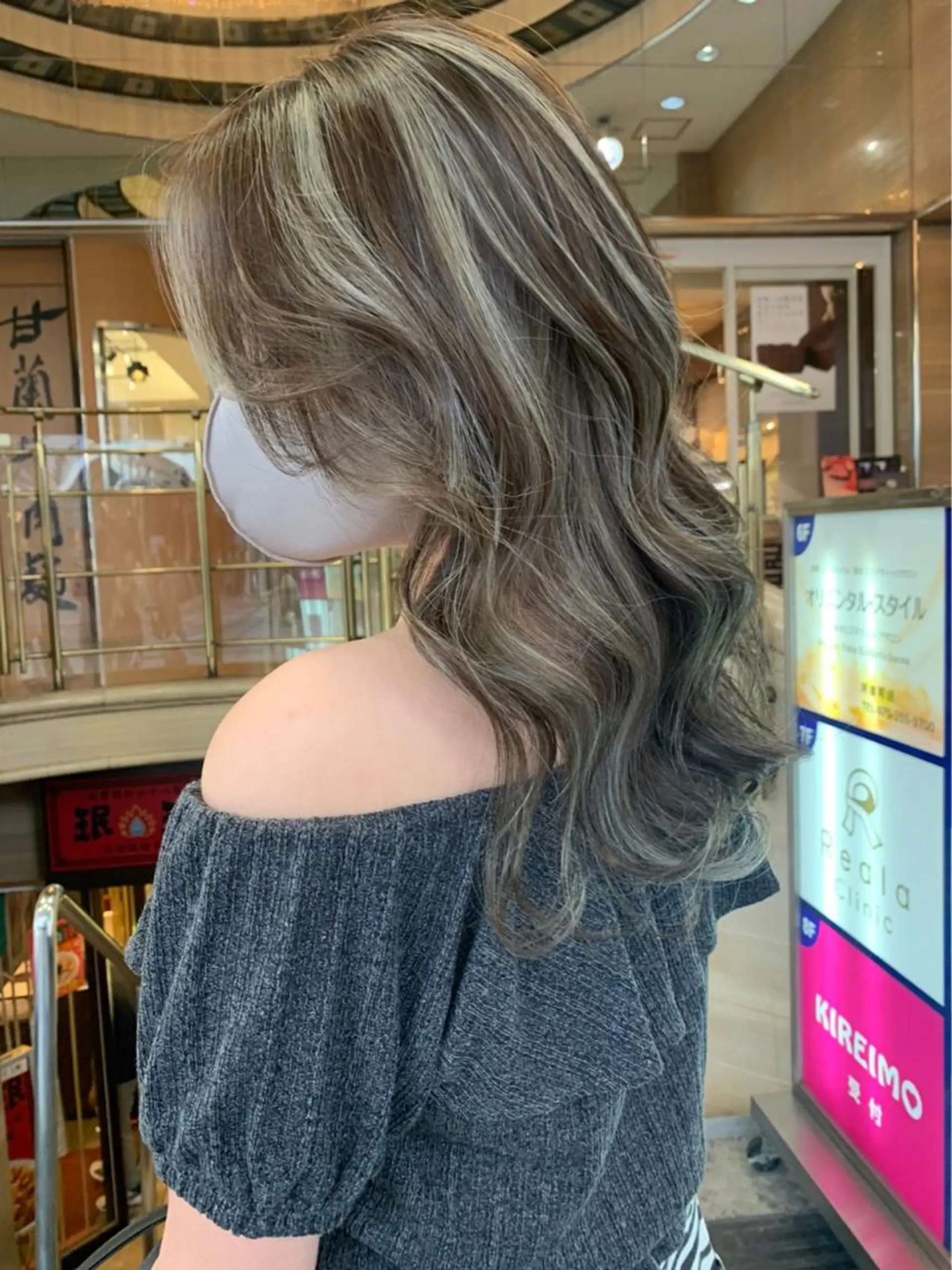 ロング ヘアカラー Selene 難波店 店長SHINTANIのヘアスタイル