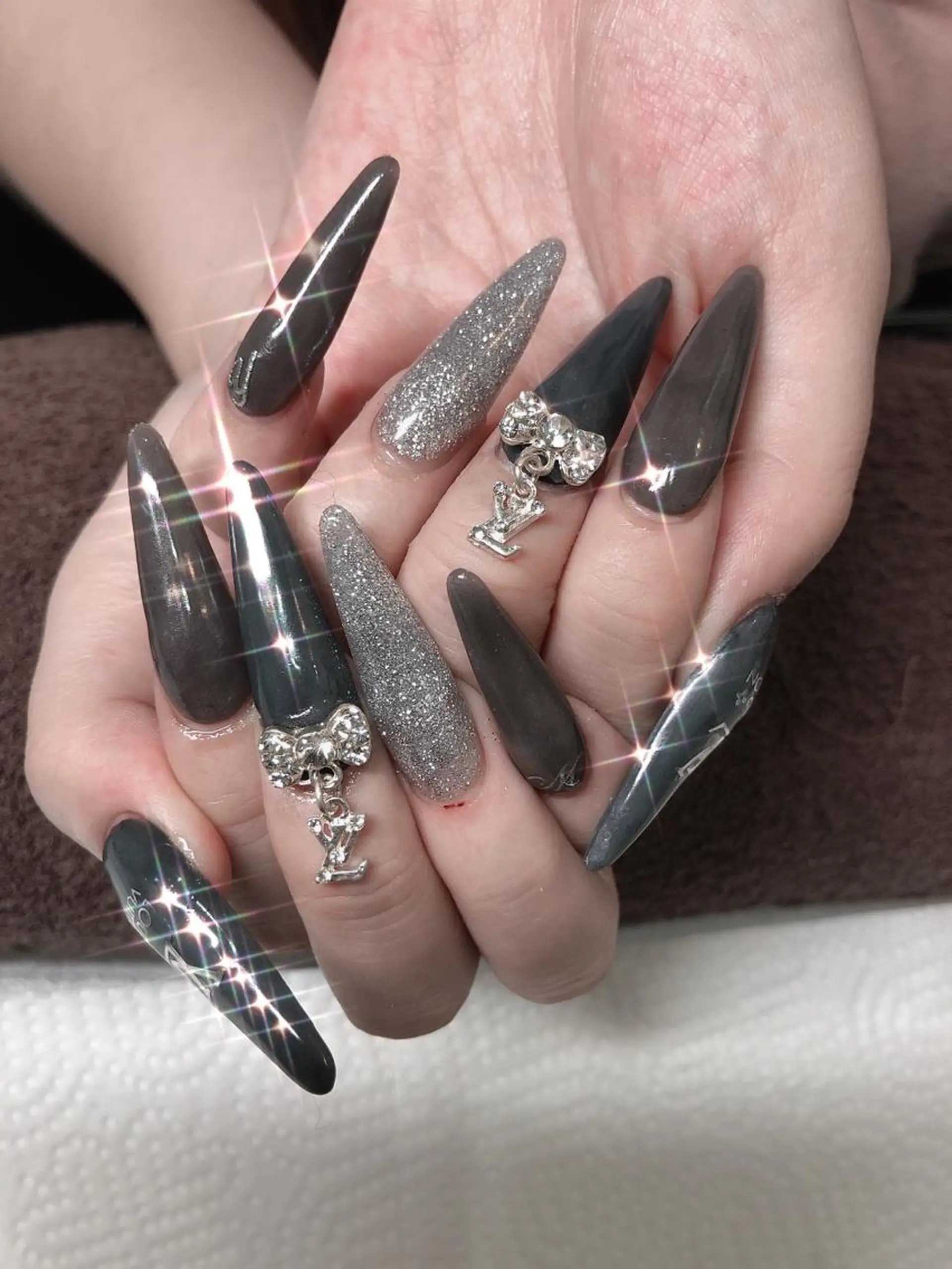 ロング ネイル ハンドネイル 《LB》ラブリエ Nail&eyeのマツエク・マツパデザイン