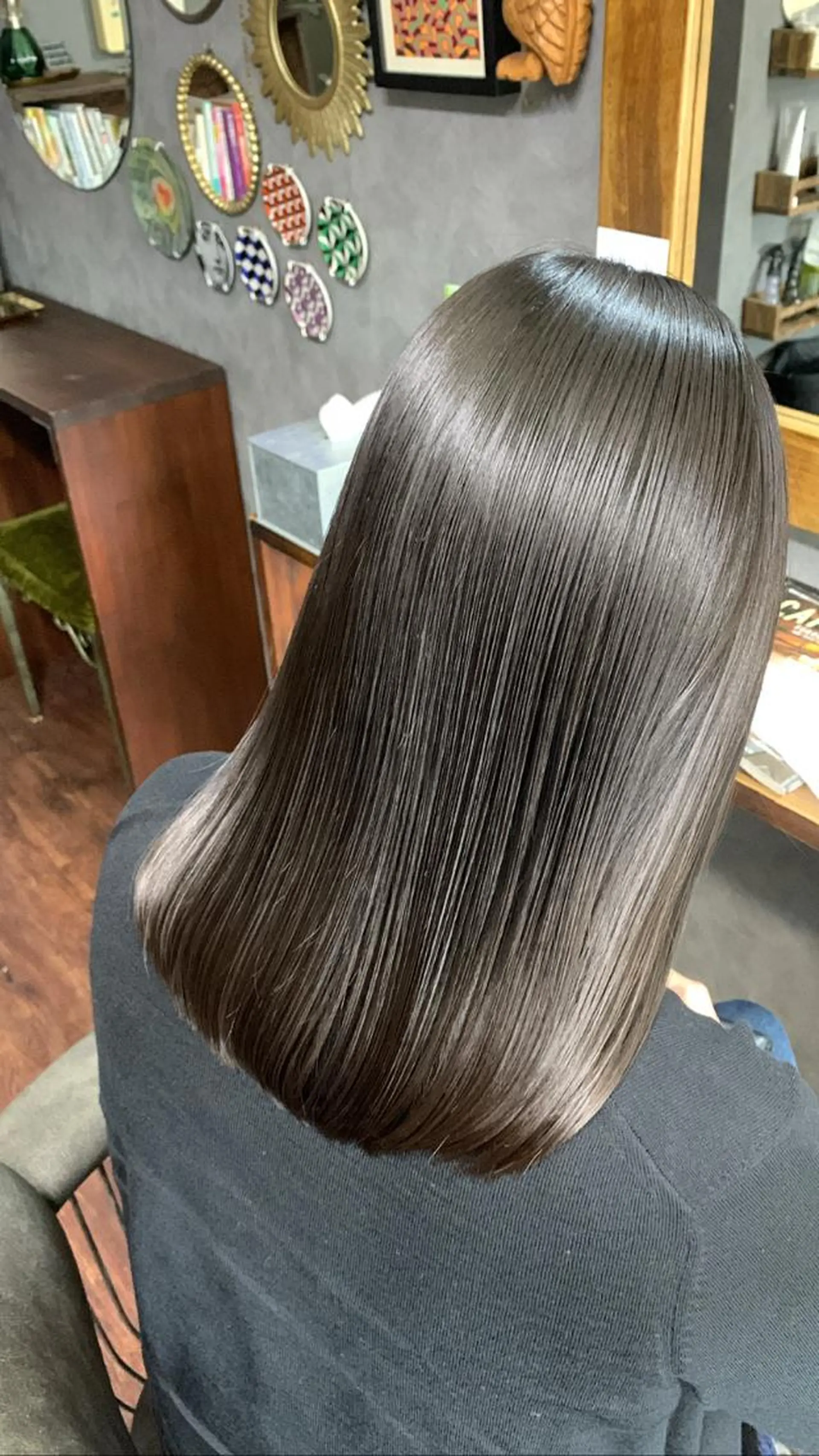 セミロング 髪質改善 トリートメント トリートメント chouette/ 根本優希のヘアスタイル