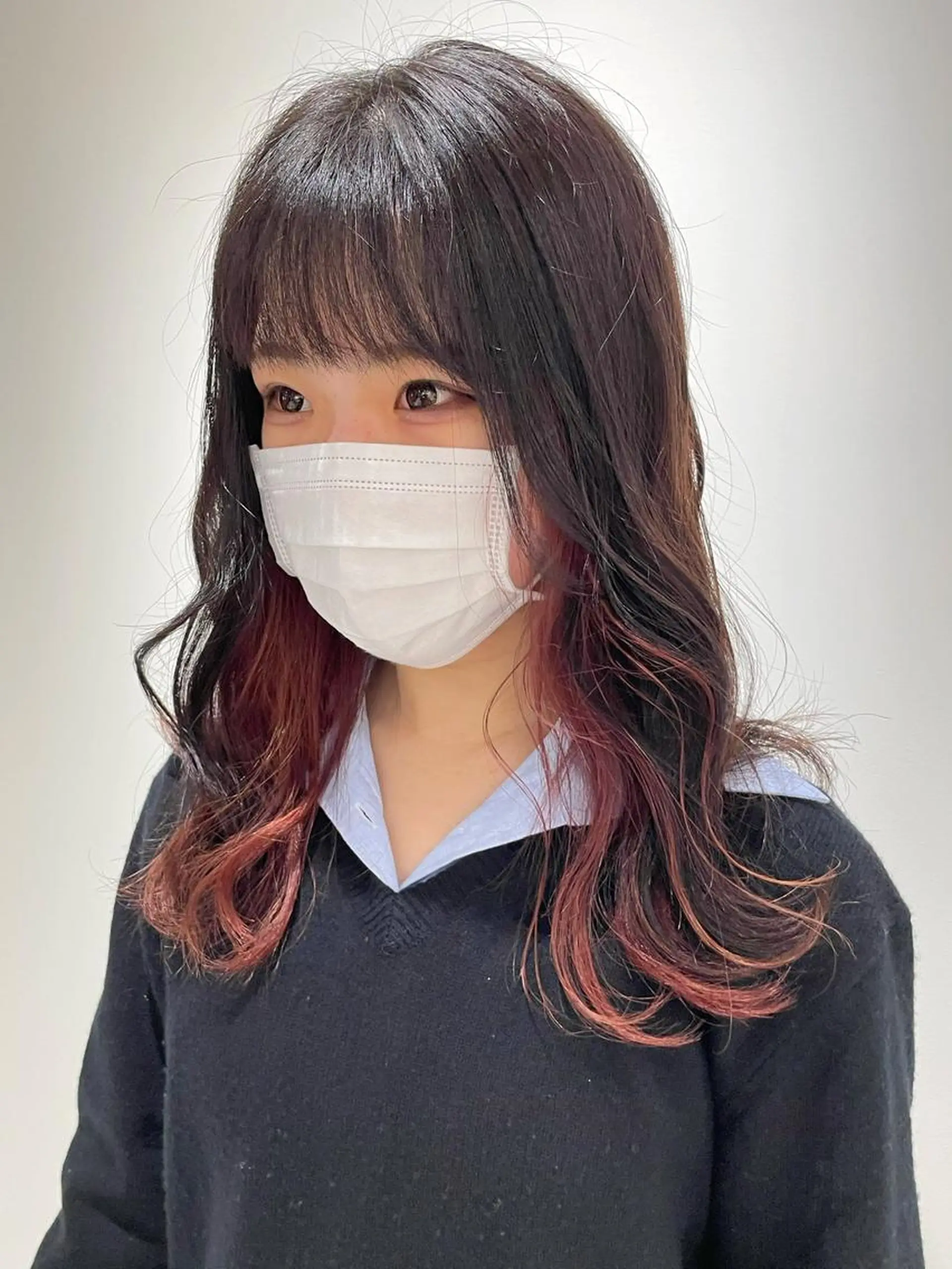 セミロング GO TODAY SHARE SALON 原宿本店所属・ブリーチ/ハイトーン 艶カラー/ユリナのヘアスタイル