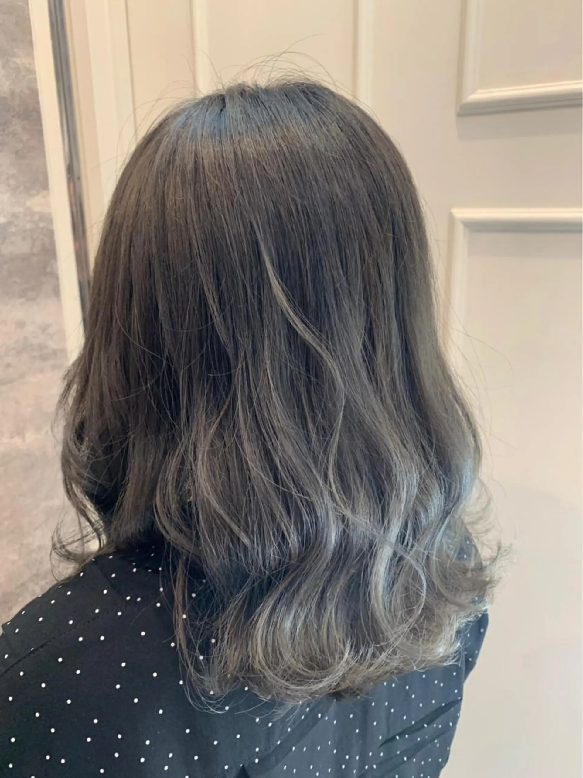 ミディアム カラー ブリーチ ブリーチなしカラー 🫟Blanco🫟 Color&Careのヘアスタイル