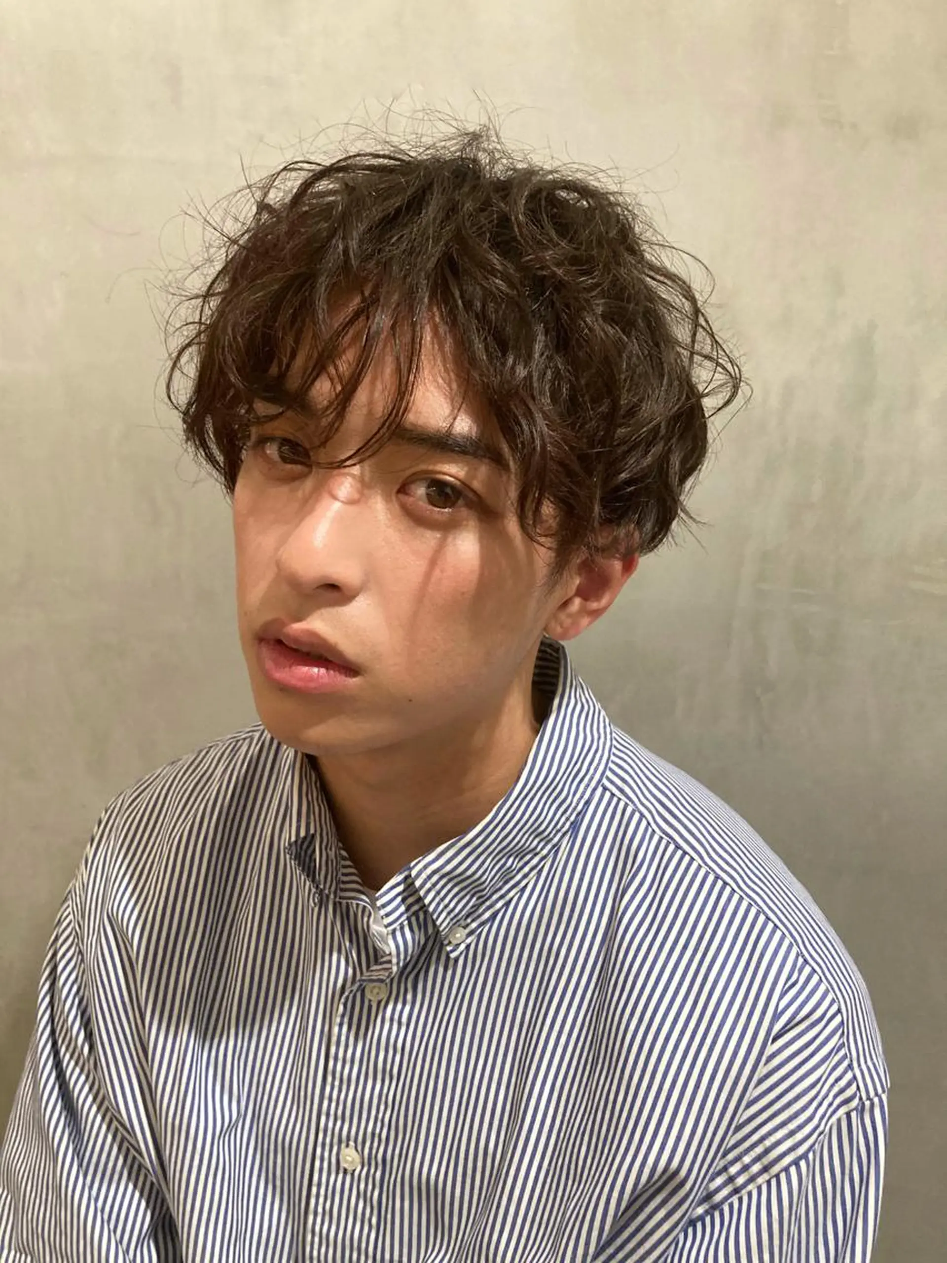 パーマ メンズ 🛑柔らか透明感 カラー🛑大谷のヘアスタイル