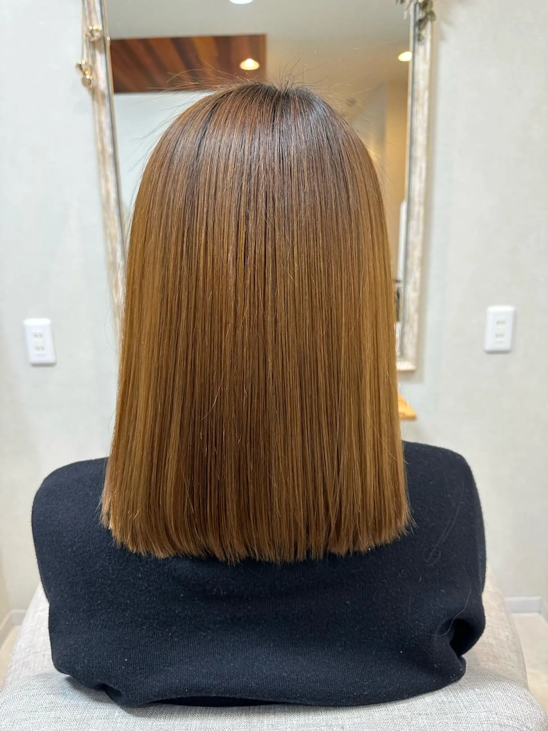 セミロング カラー カット ヘアカラー 縮毛矯正 池田 雄太 ✨美髪縮毛矯正✨のヘアスタイル