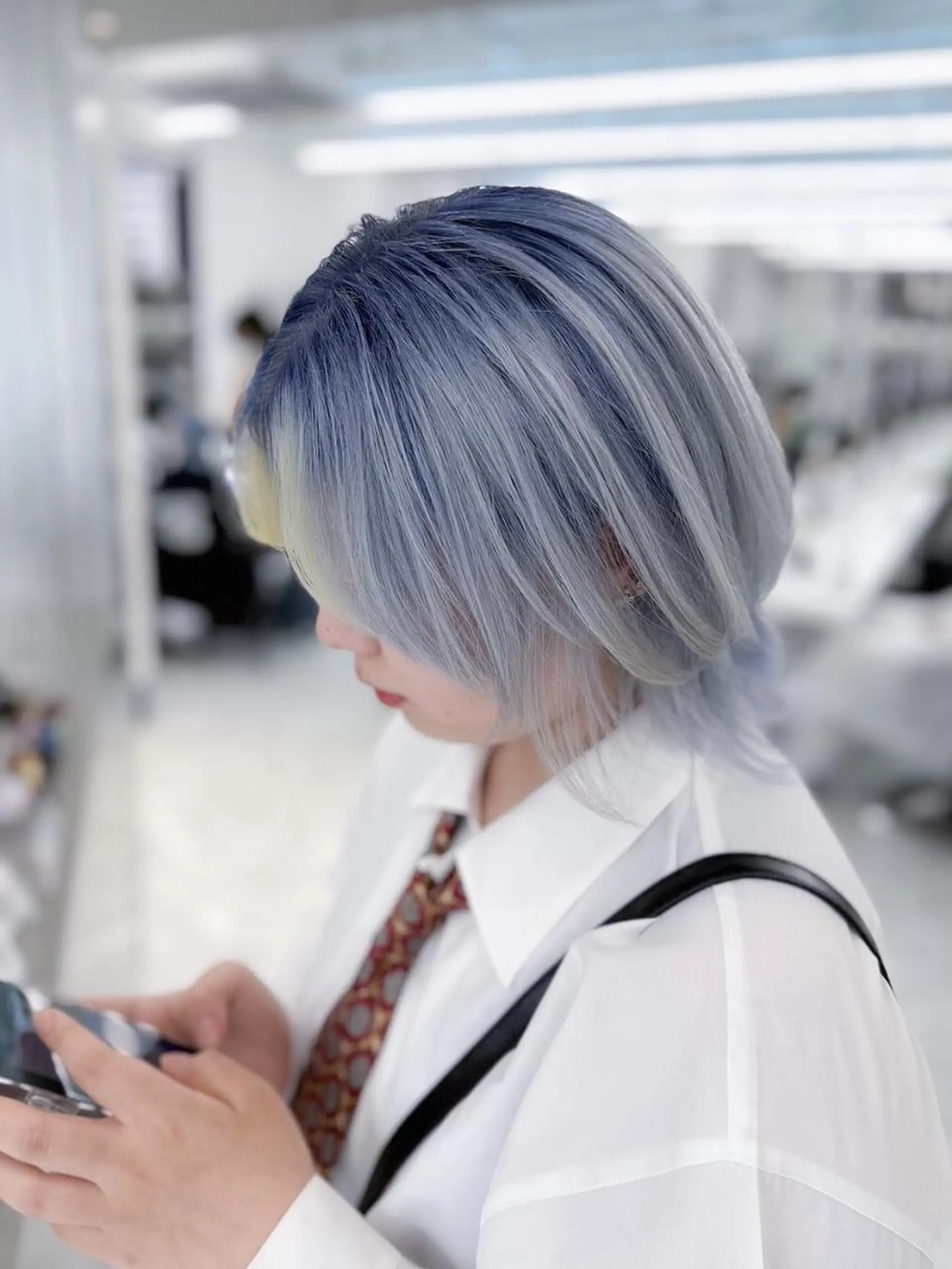 カラー 透明感くすみカラー 🩶カナタ🩶のヘアスタイル