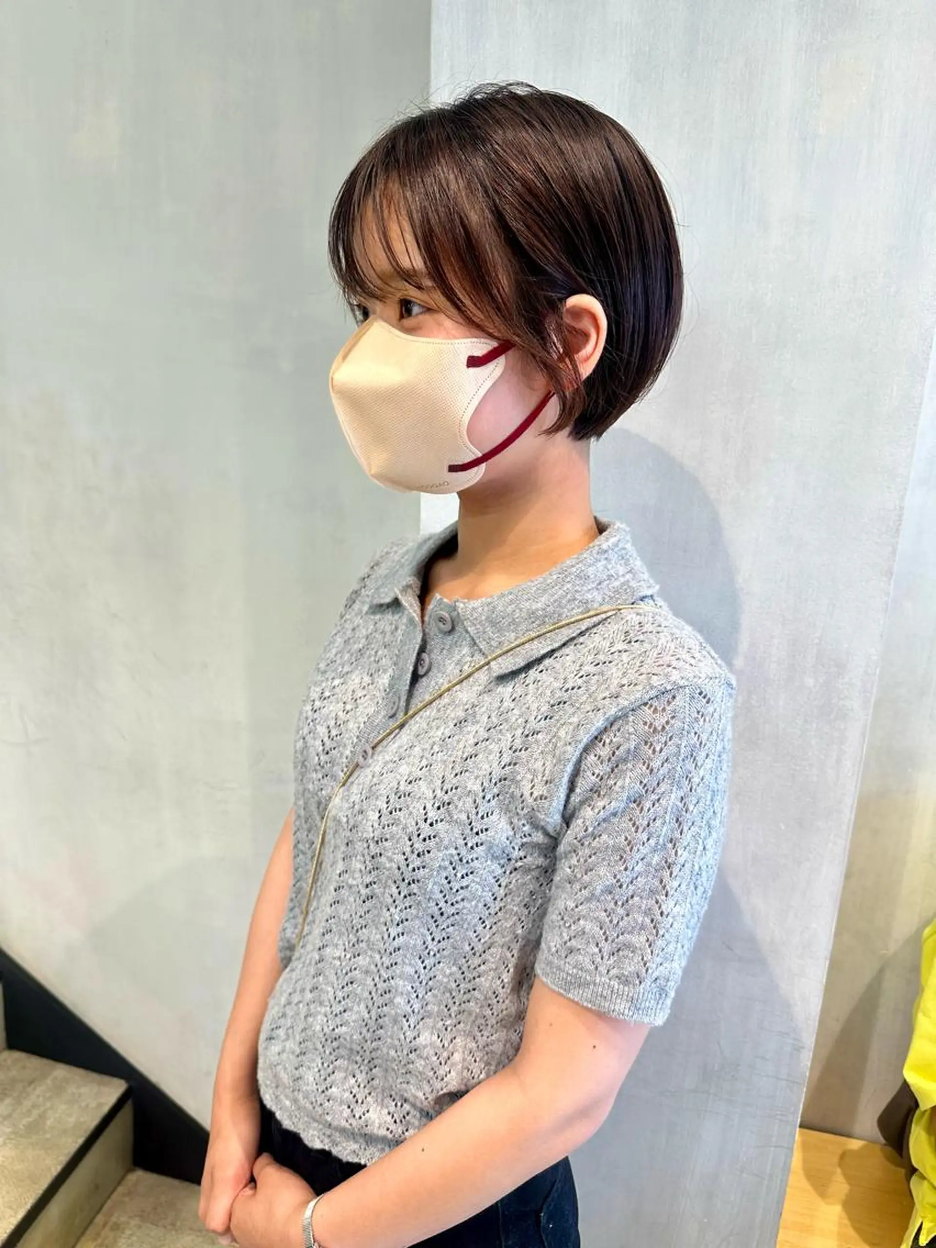 ショート ミゾブチ ユリカのヘアスタイル