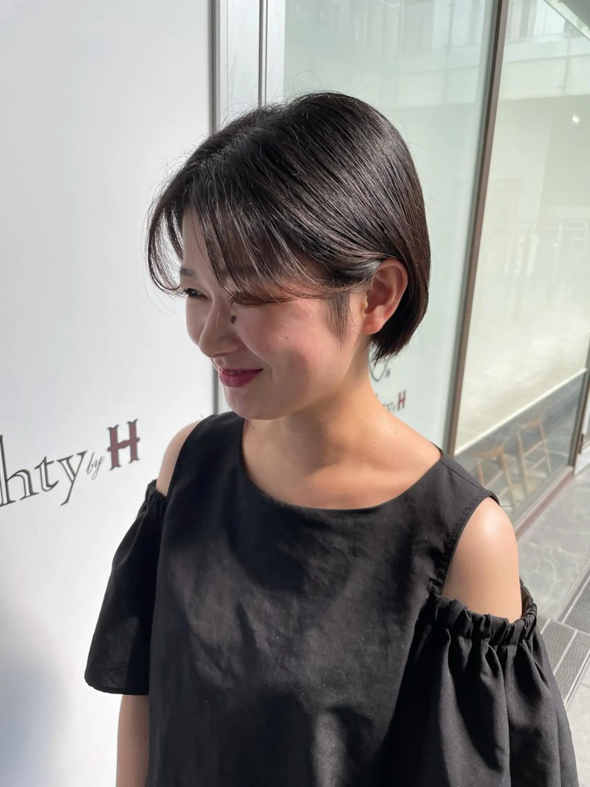 ショート ハンサムショート ショートヘア 栄　mighty by H所属・不破一輝/栄/矢場町 ボブ/レイヤー/艶髪のヘアスタイル