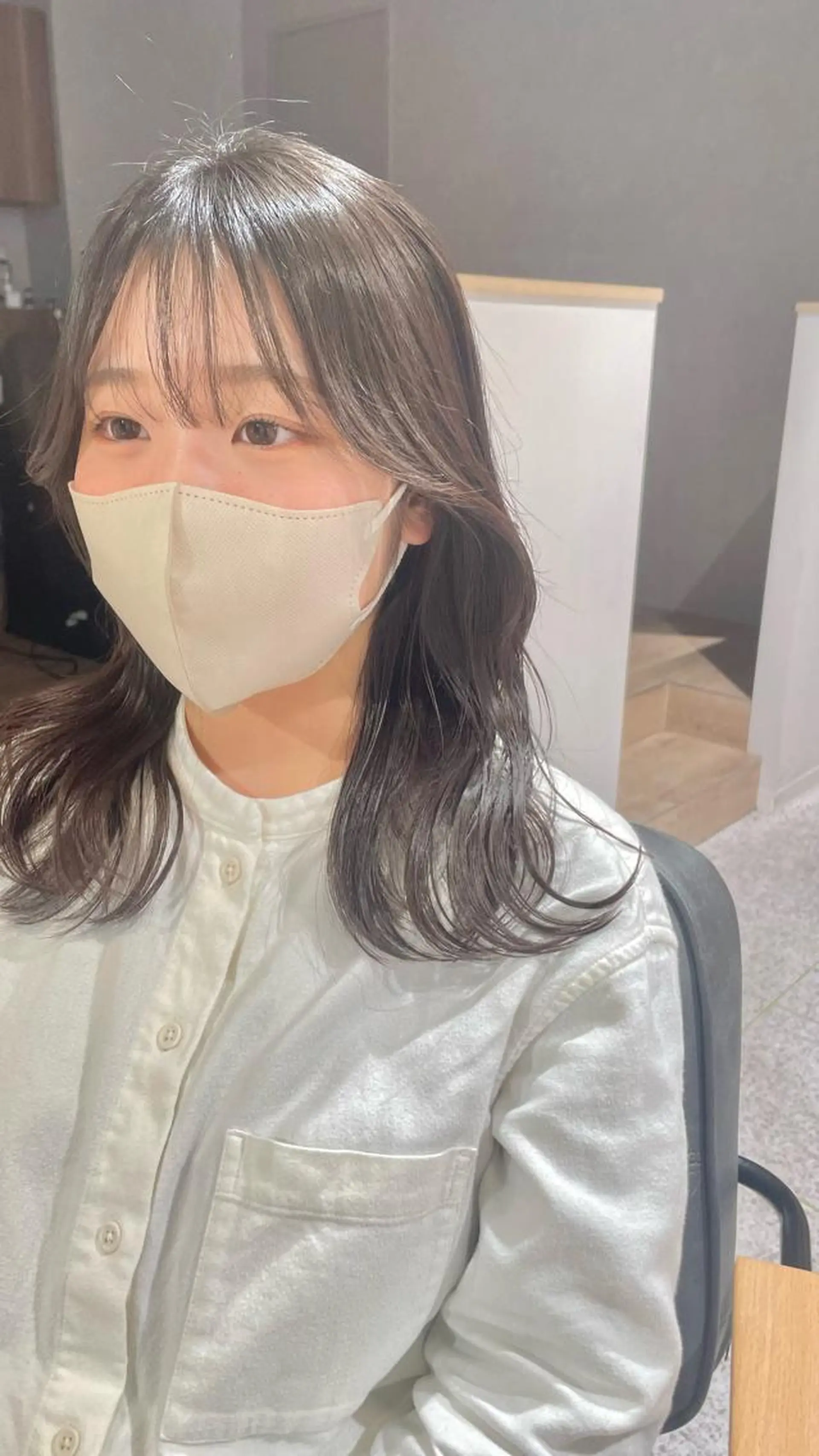 セミロング カラー ヘアアレンジ カット ヘアカラー トレンドlayer cut💐mihoのヘアスタイル