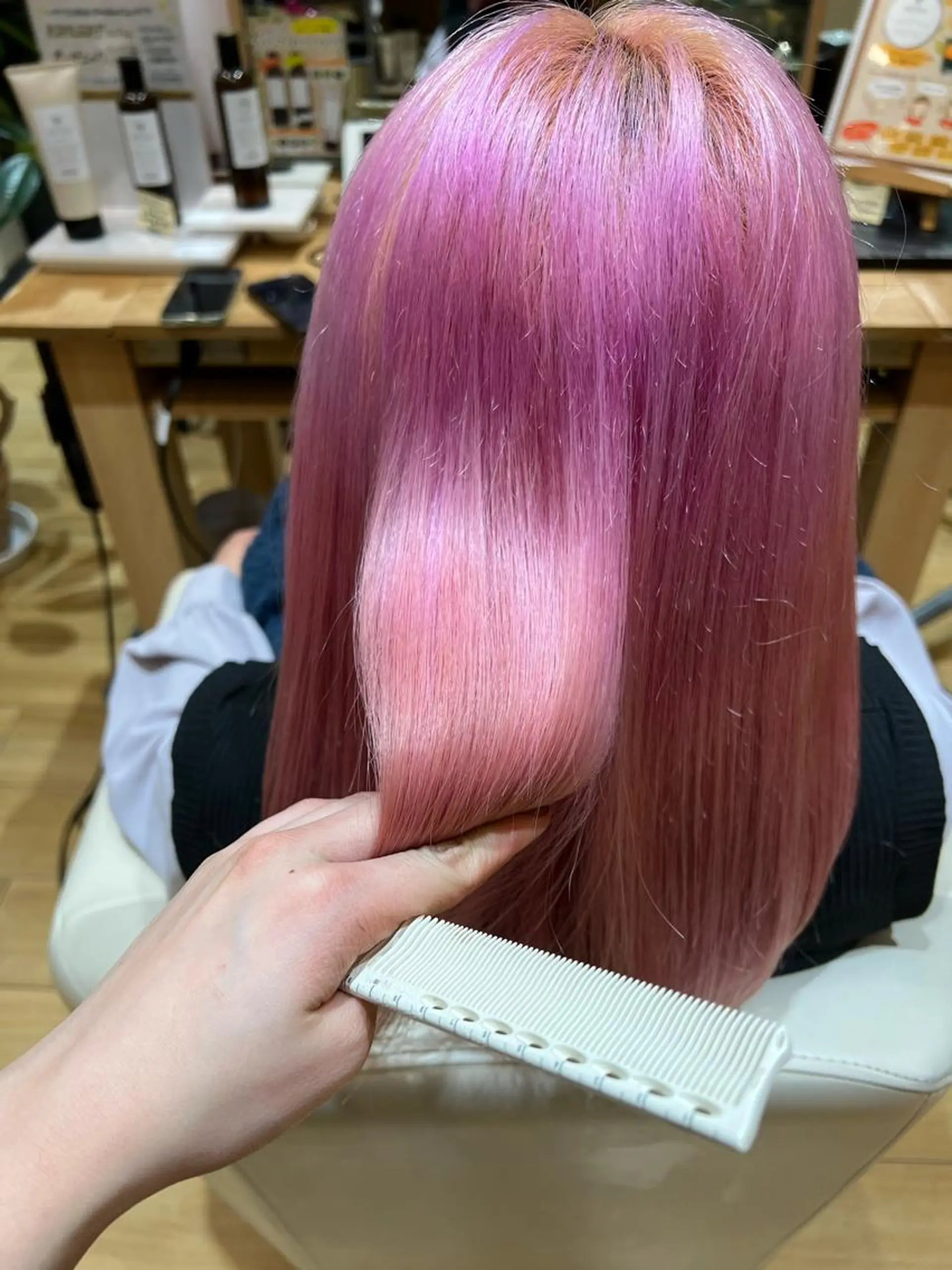 セミロング トリートメント 全国1位🥇世界5位 小野田　礼花のヘアスタイル