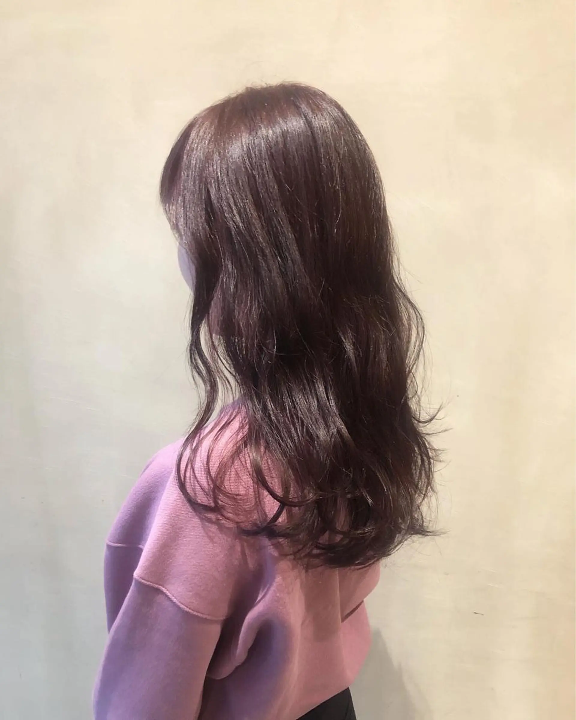 ロング カラー ヘアアレンジ インナーカラー ラベンダーカラー ヘアカラー トリートメント 酸性縮毛矯正🧴韓国 レイヤー/髪質改善のヘアスタイル
