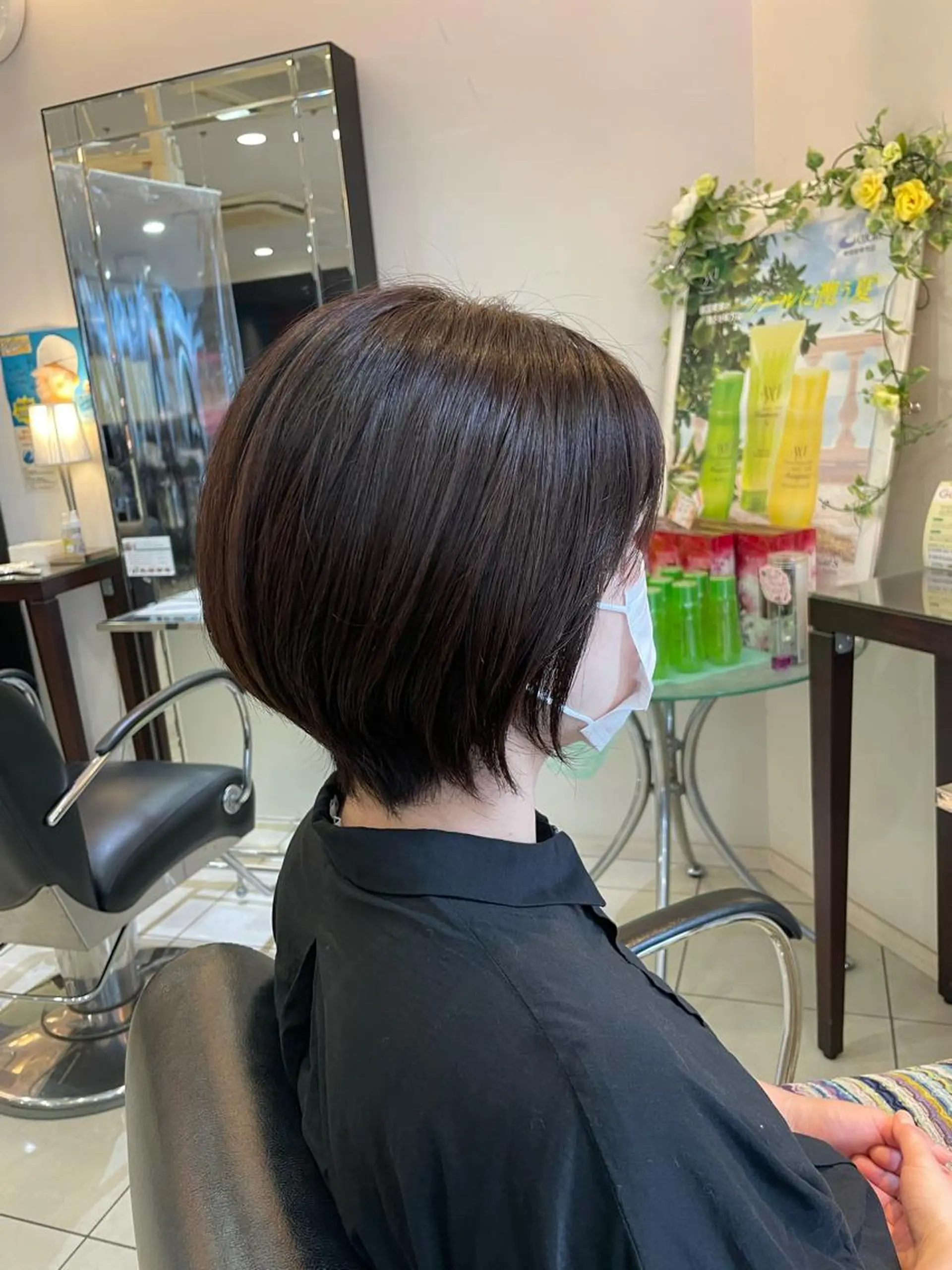 ショート ショートヘア ミナミ マキコのヘアスタイル