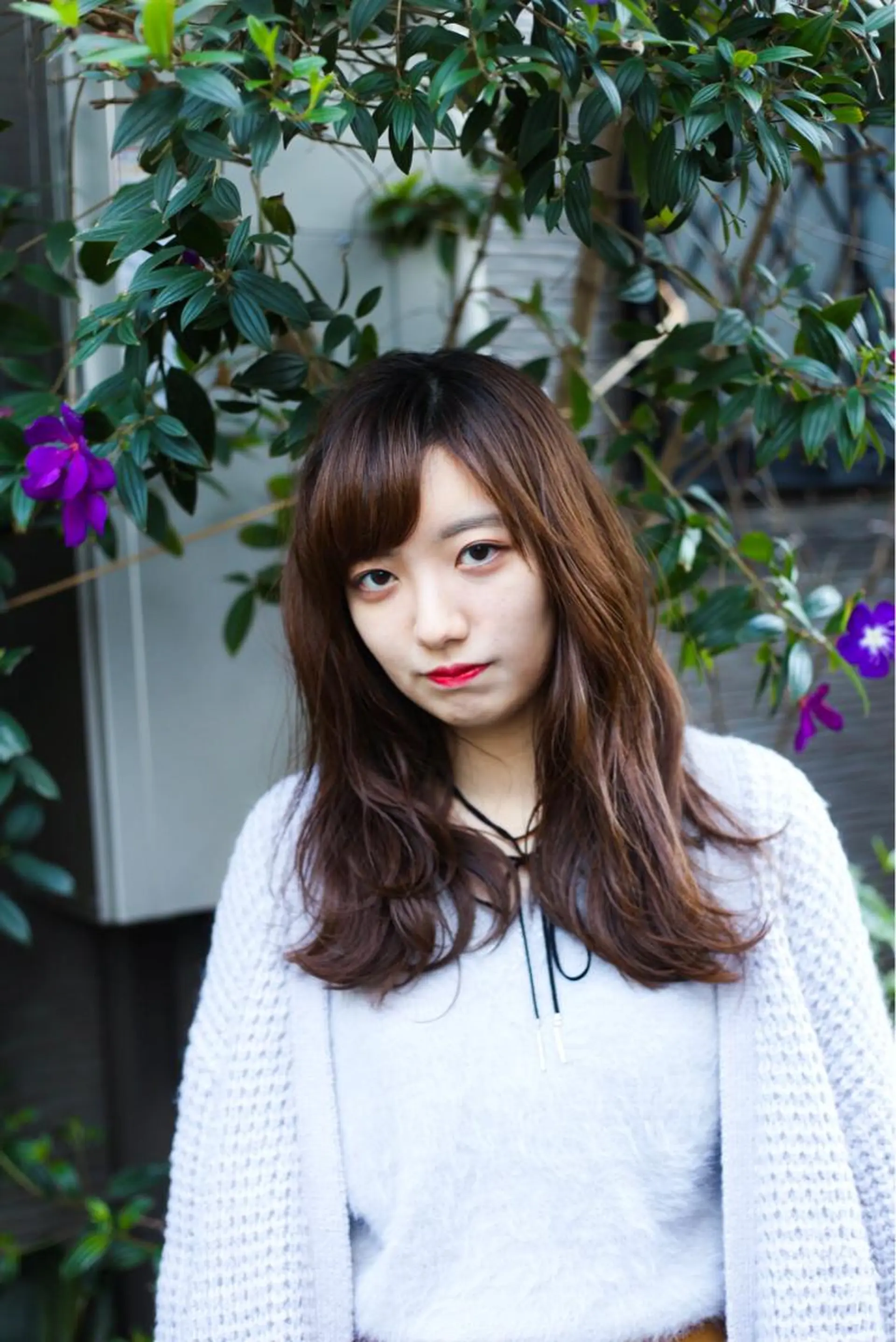 セミロング カラー ベージュカラー ブラウンカラー カット ヘアカラー トリートメント オーストヘアージジ所属・TAI透明カラー 柔らかい縮毛矯正のヘアスタイル