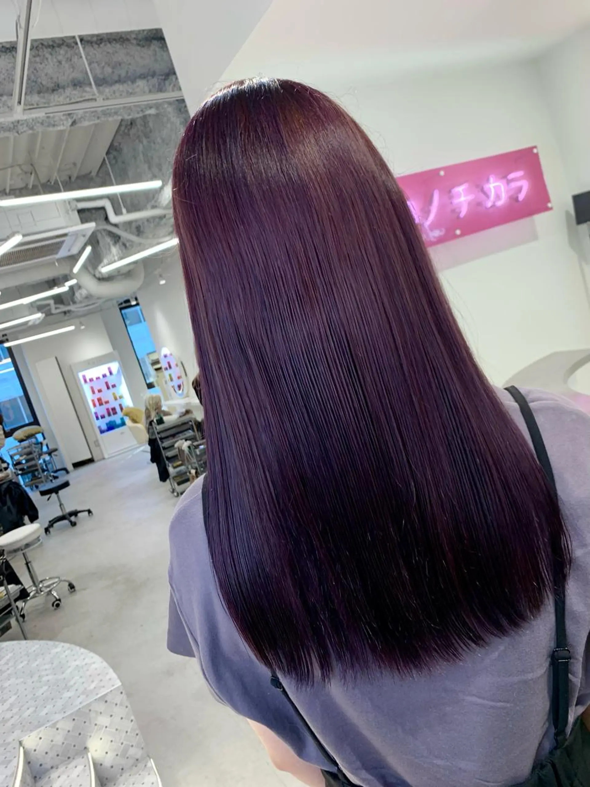 ロング カラー ヘアアレンジ ヘアカラー トリートメント Iris所属・ハイトーン特化サロン 💎MOCA💎のヘアスタイル