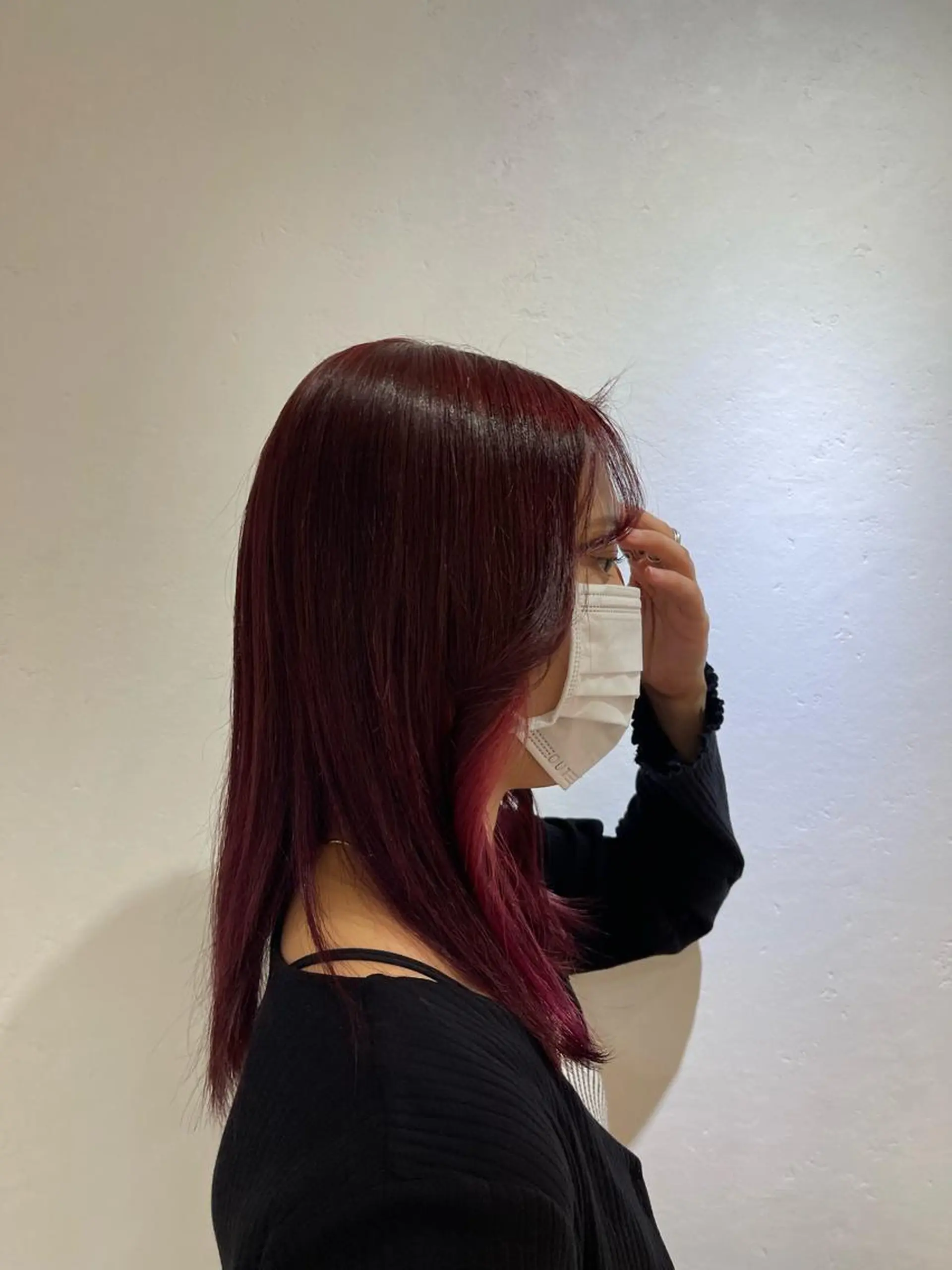 カラー TENSHO ハイトーンレイヤーのヘアスタイル