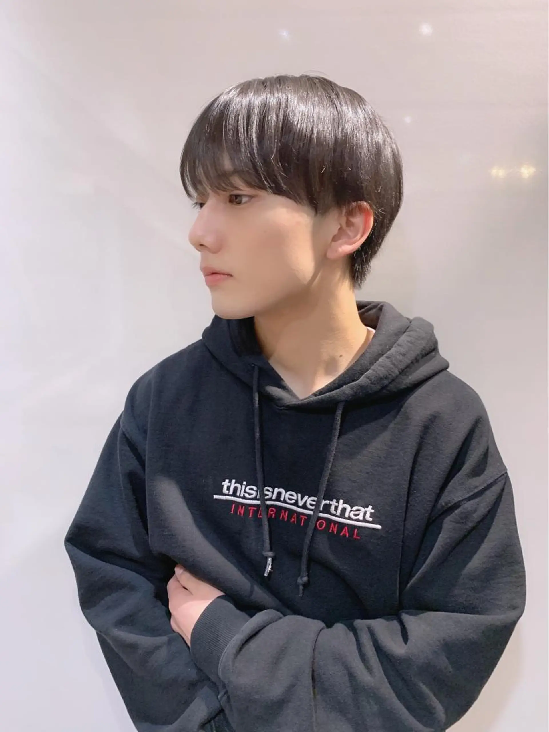 ショート カラー ヘアアレンジ メンズ As hair所属・柔らか垢抜けｶﾗｰと ｶｯﾄ🫧ASUKAのヘアスタイル