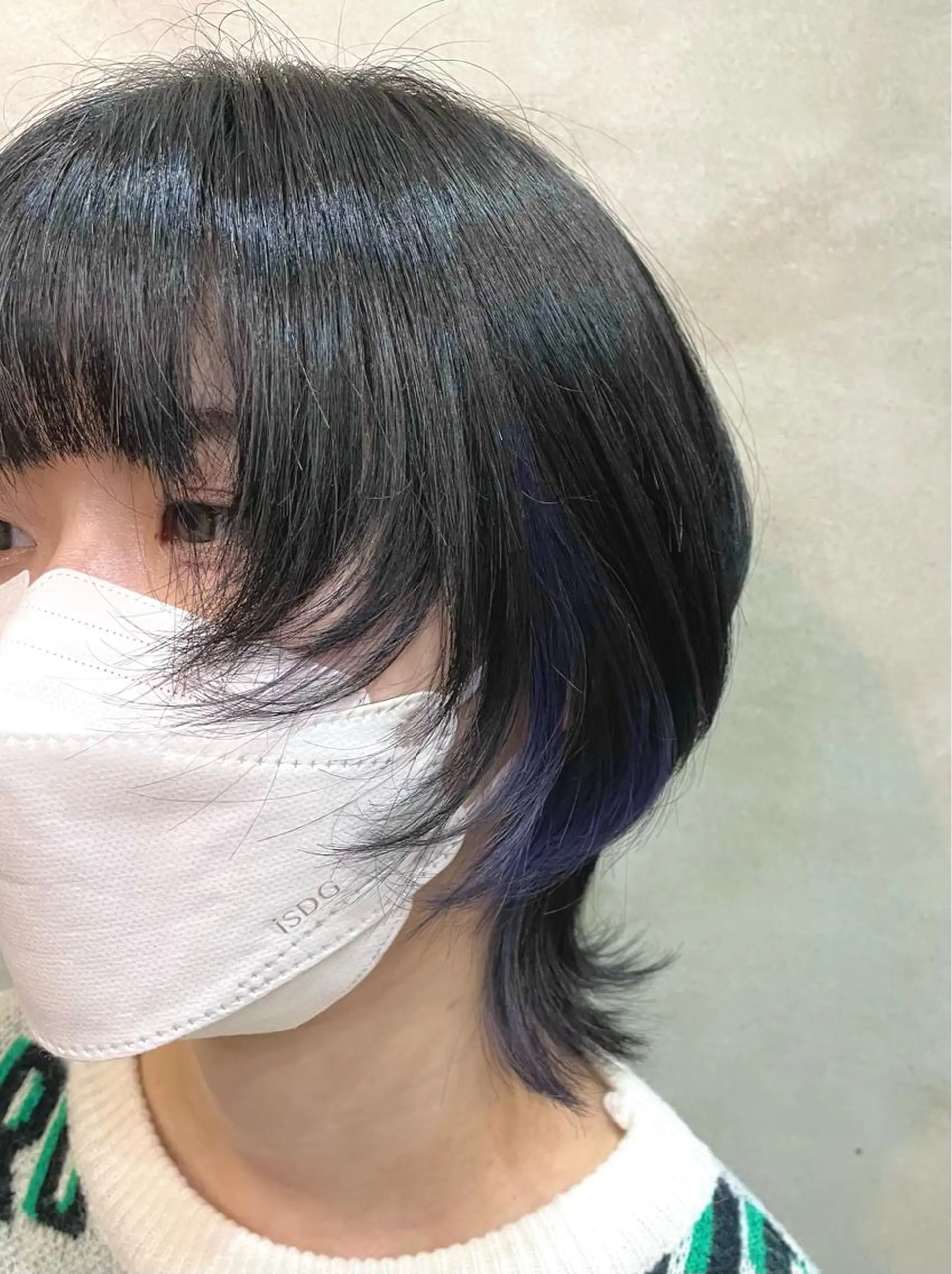 ショート カラー アッシュ ラベンダーカラー ラベンダーアッシュ ショートヘア ウルフカット カット ヘアカラー トリートメント 【ピンク/韓国ヘア/ ヘアセット】亜海のヘアスタイル